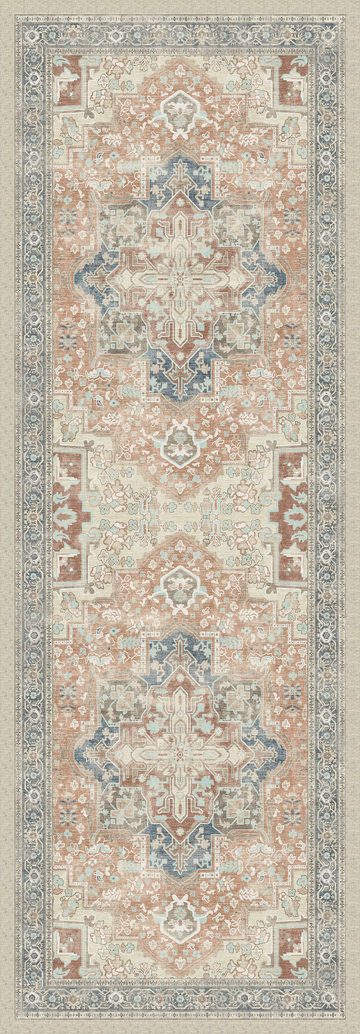 Isabella Ornamentaal Medaillon Vloerkleed