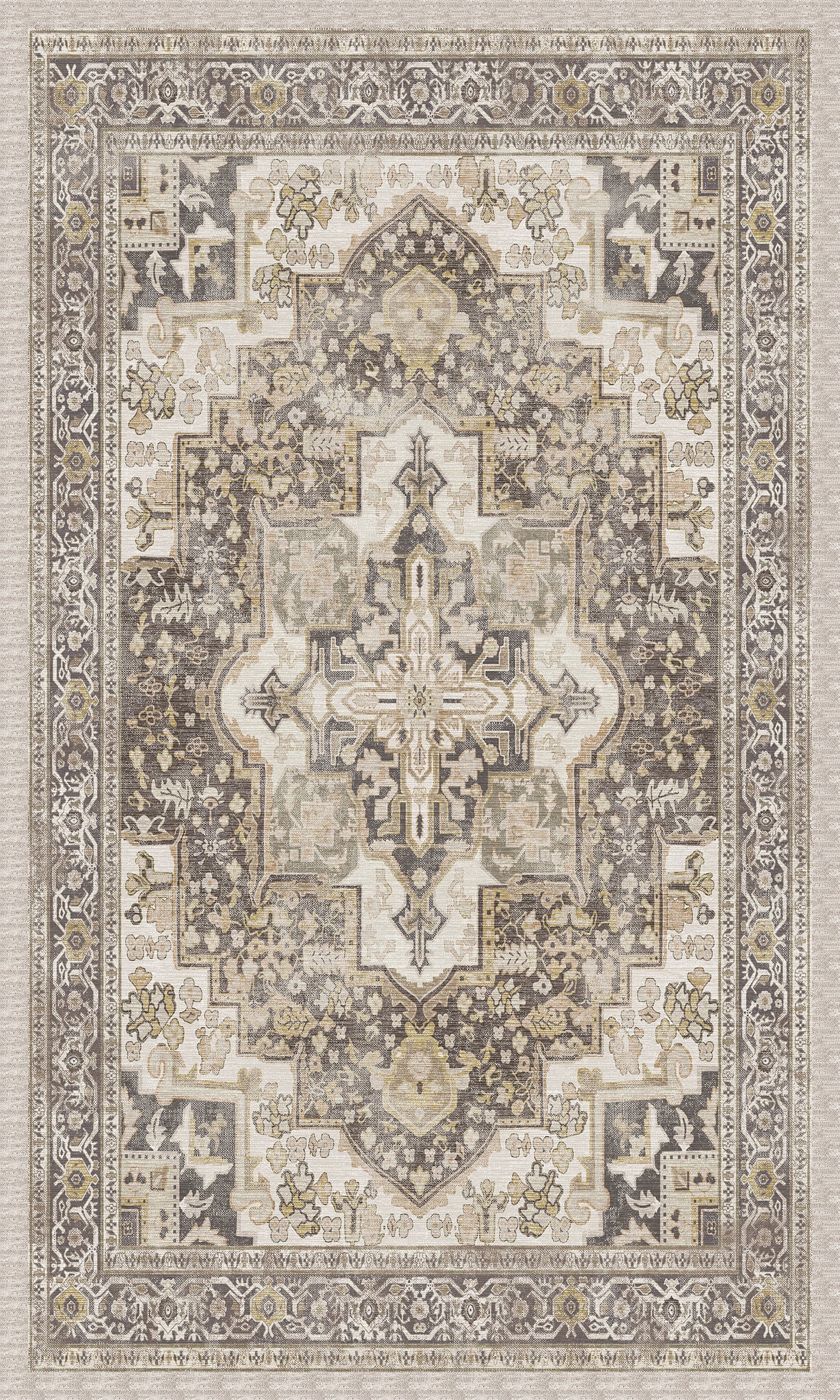 Isabella Ornamentaal Medaillon Vloerkleed
