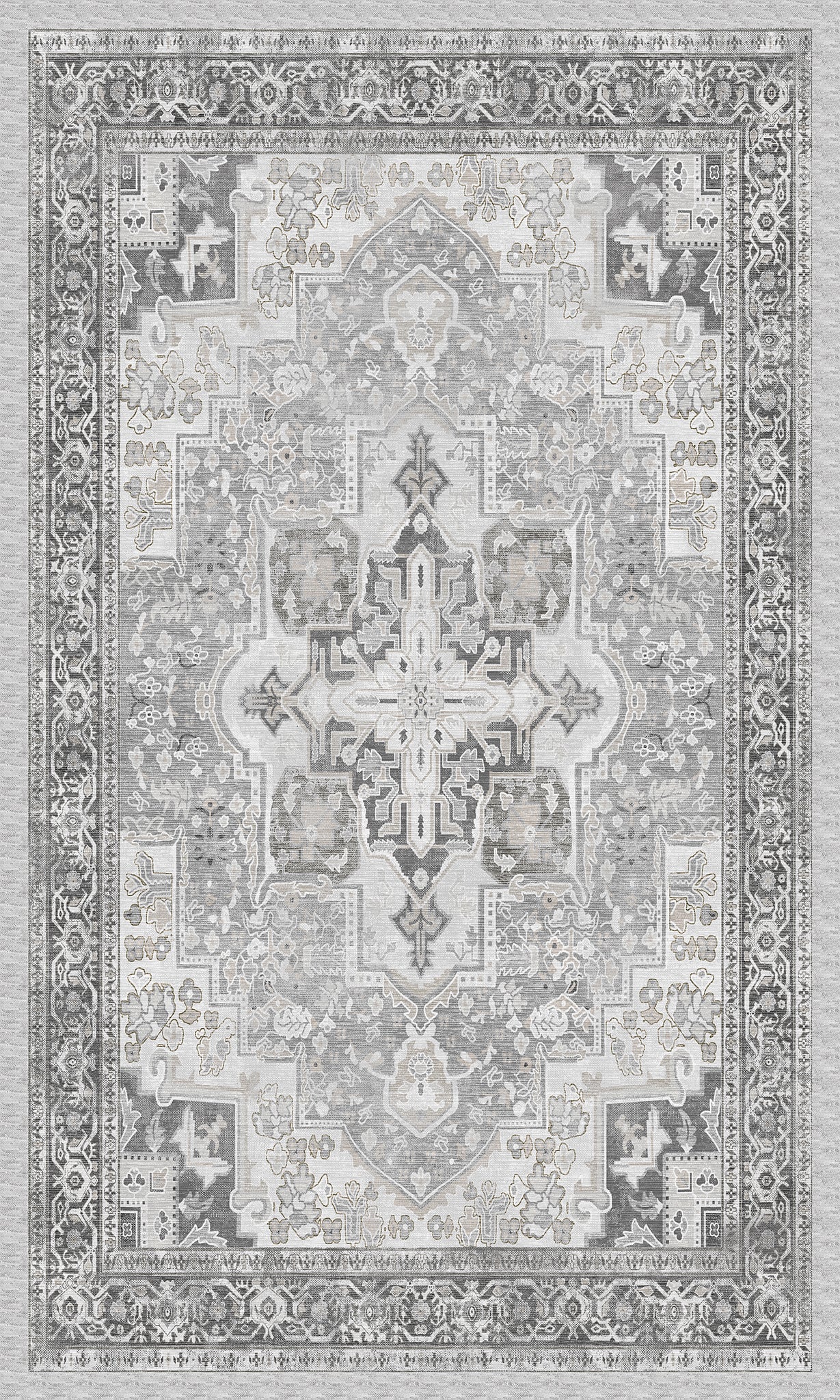 Isabella Ornamentaal Medaillon Vloerkleed