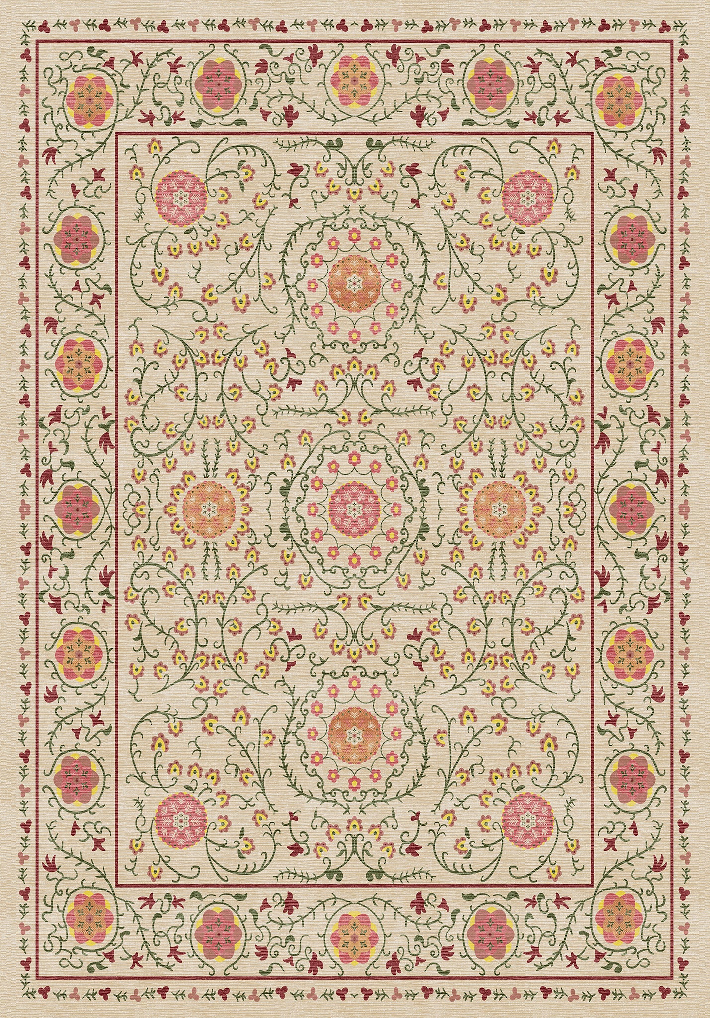 Rosalie Декоративен килим с медальон