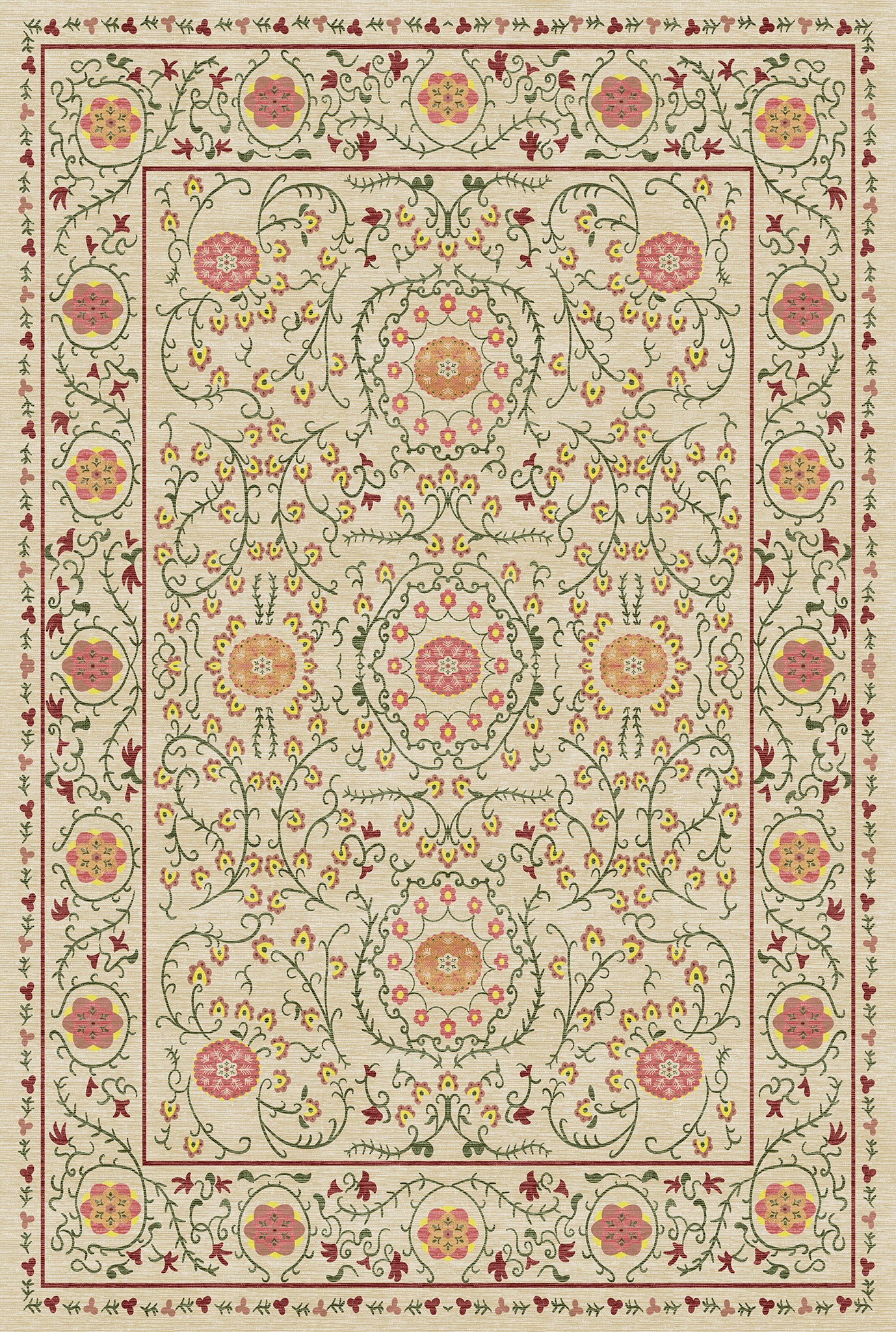 Rosalie Ornamental Medaljongmatta