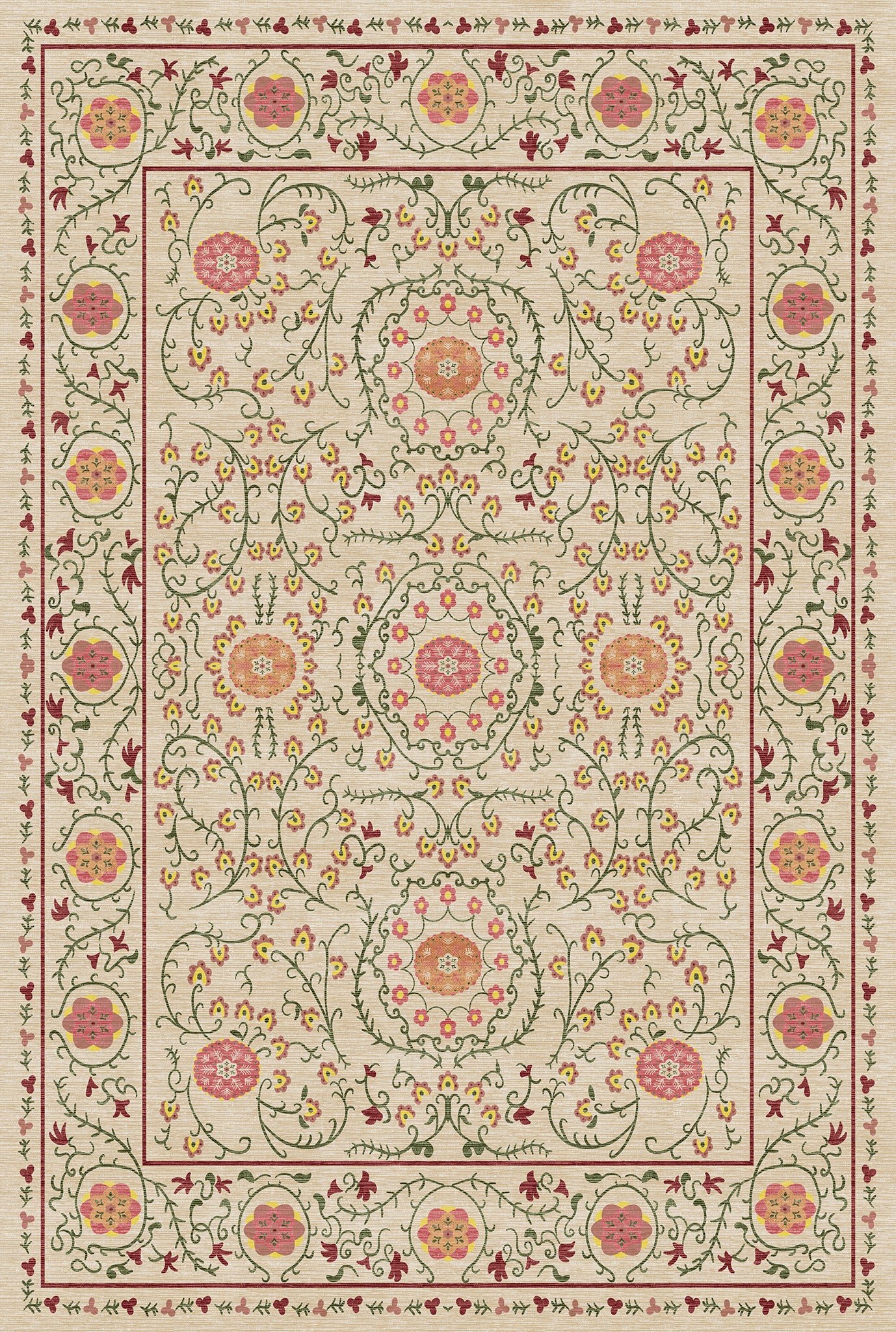 Rosalie Декоративен килим с медальон