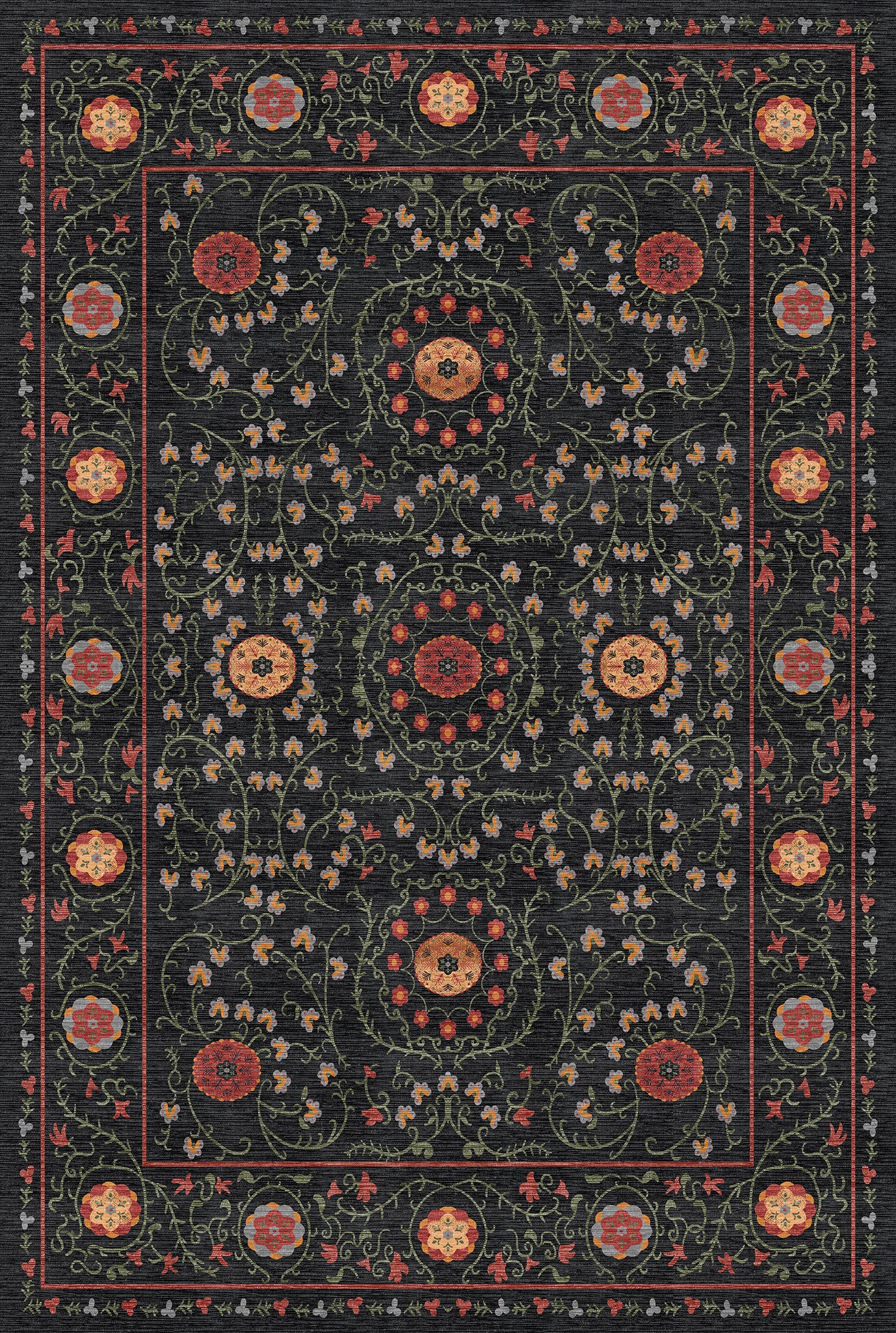 Rosalie Ornamental Medallion Rug