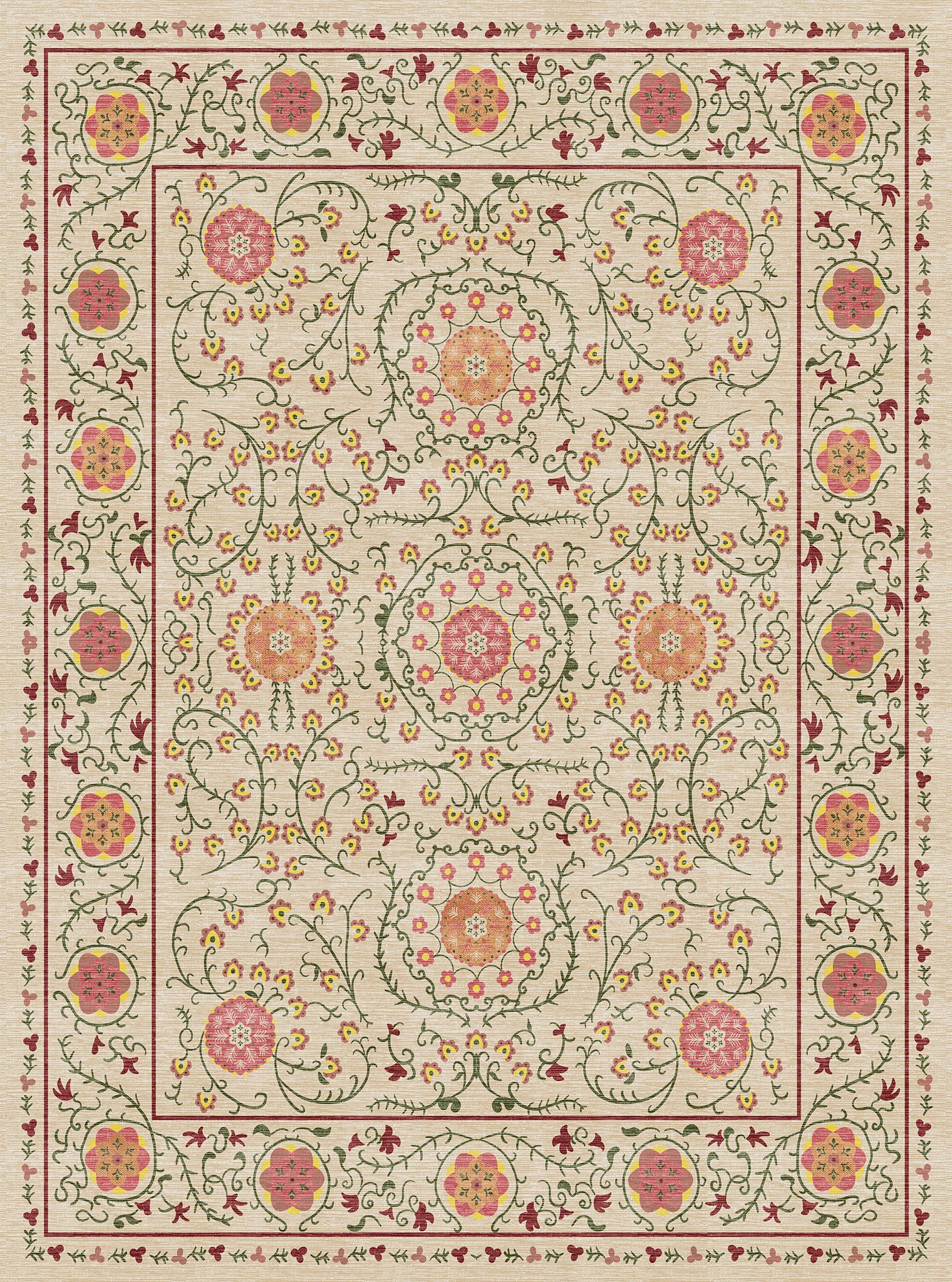 Rosalie Декоративен килим с медальон