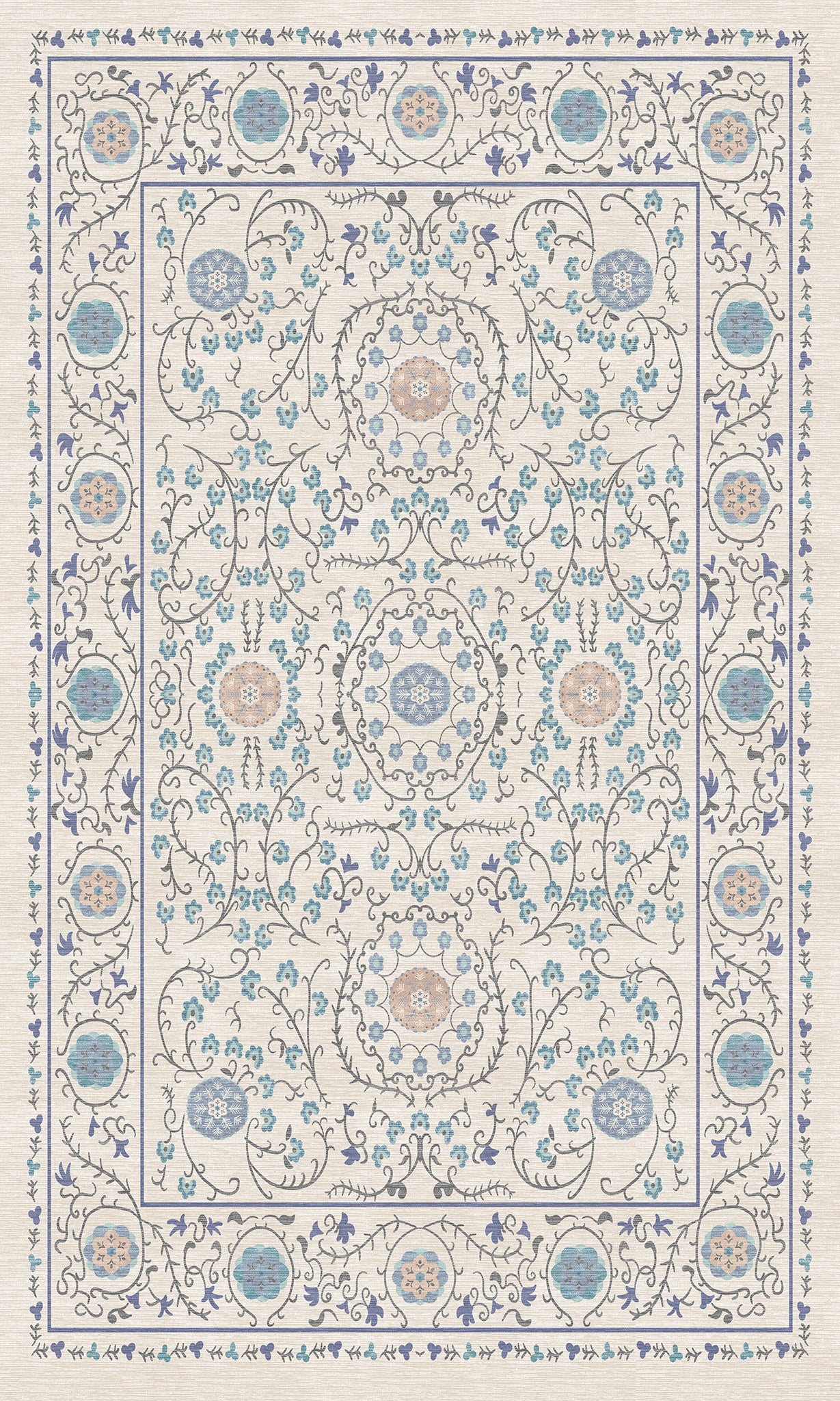 Rosalie Ornamental Medallion Rug