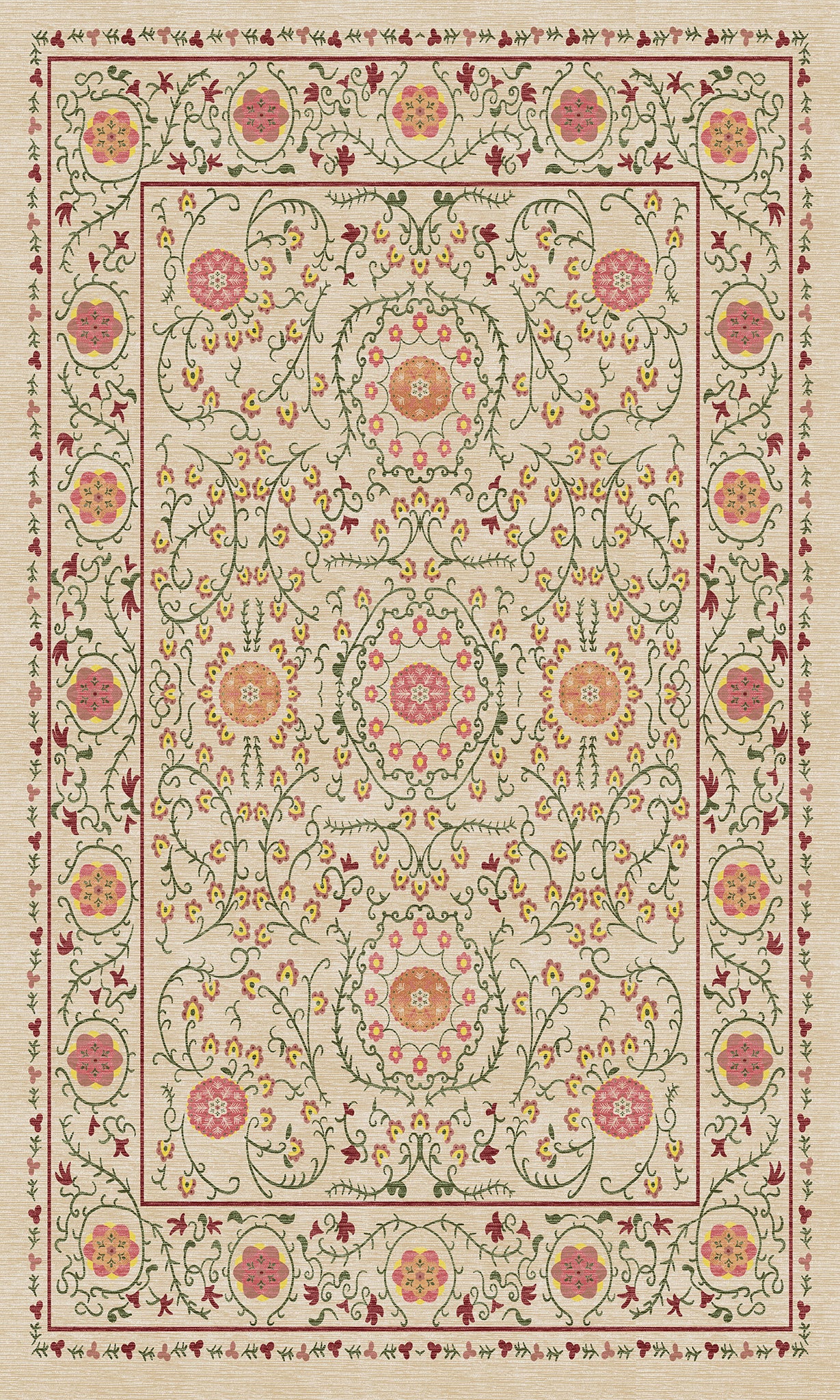 Rosalie Декоративен килим с медальон