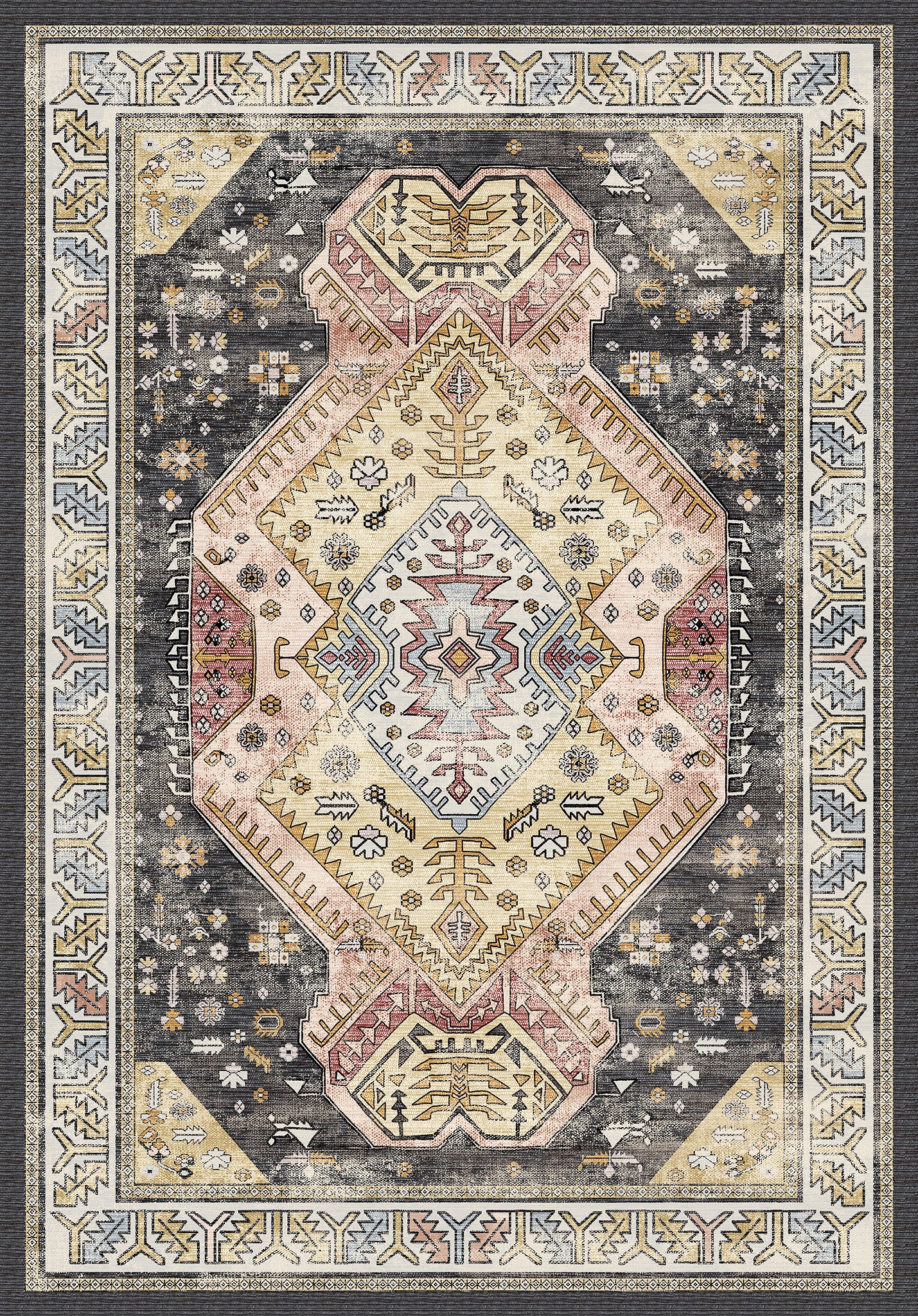 Isla Ornamental Medallion Rug