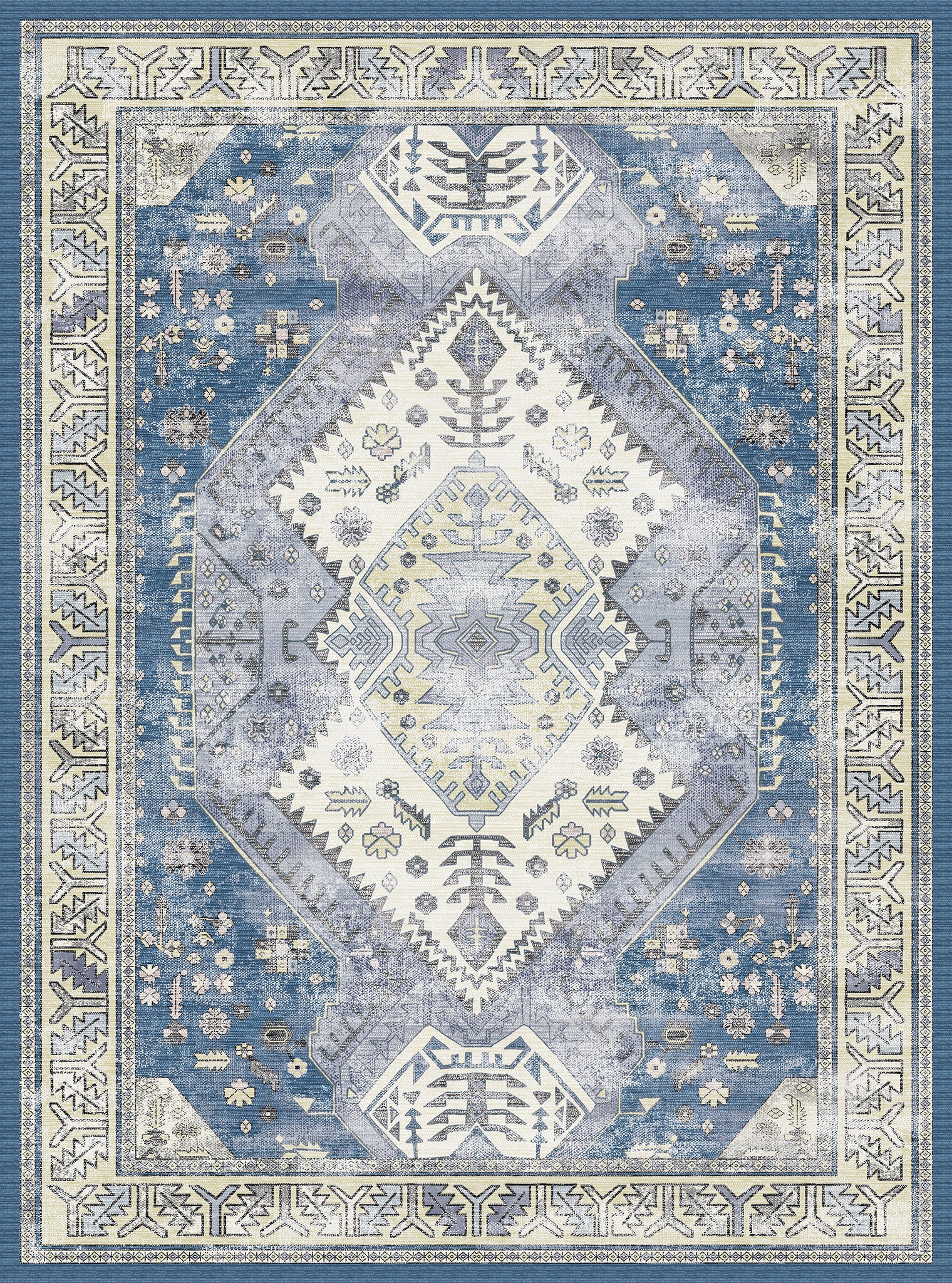 Isla Ornamental Medallion Rug