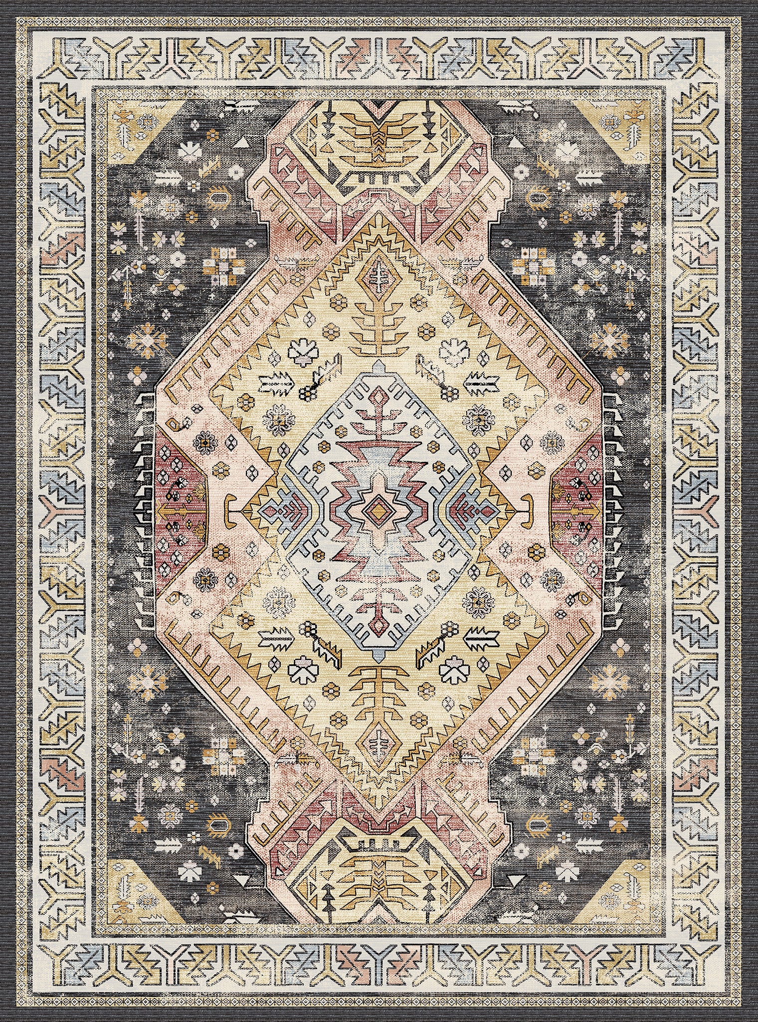 Isla Ornamental Medallion Rug