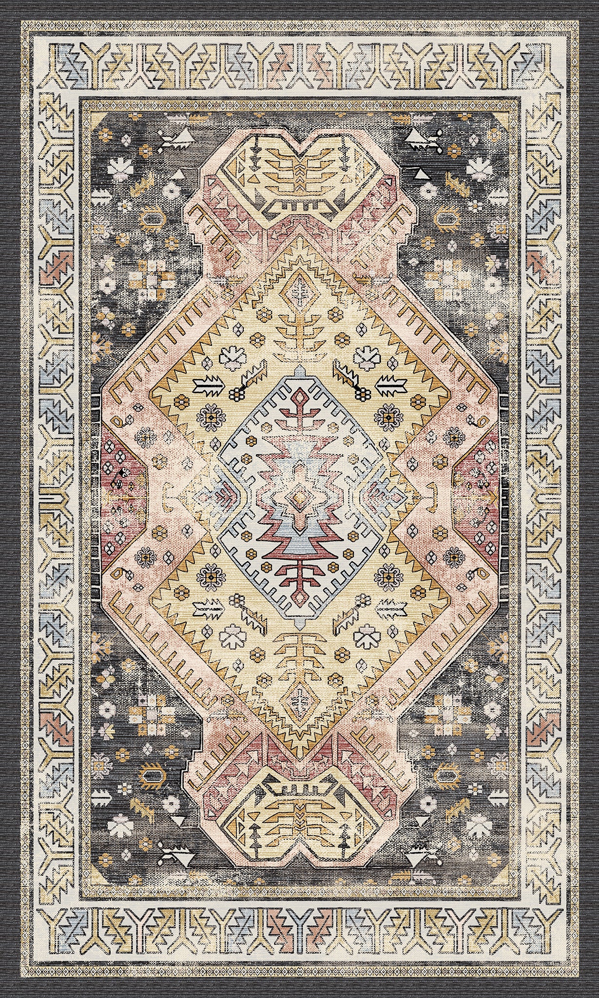 Isla Ornamental Medallion Rug