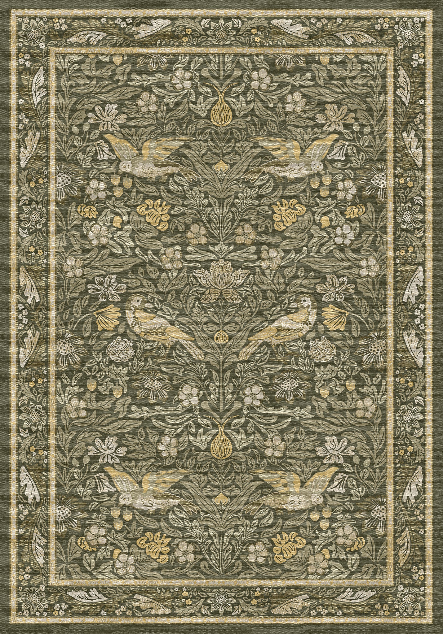 Ophelia Декоративен флорален килим