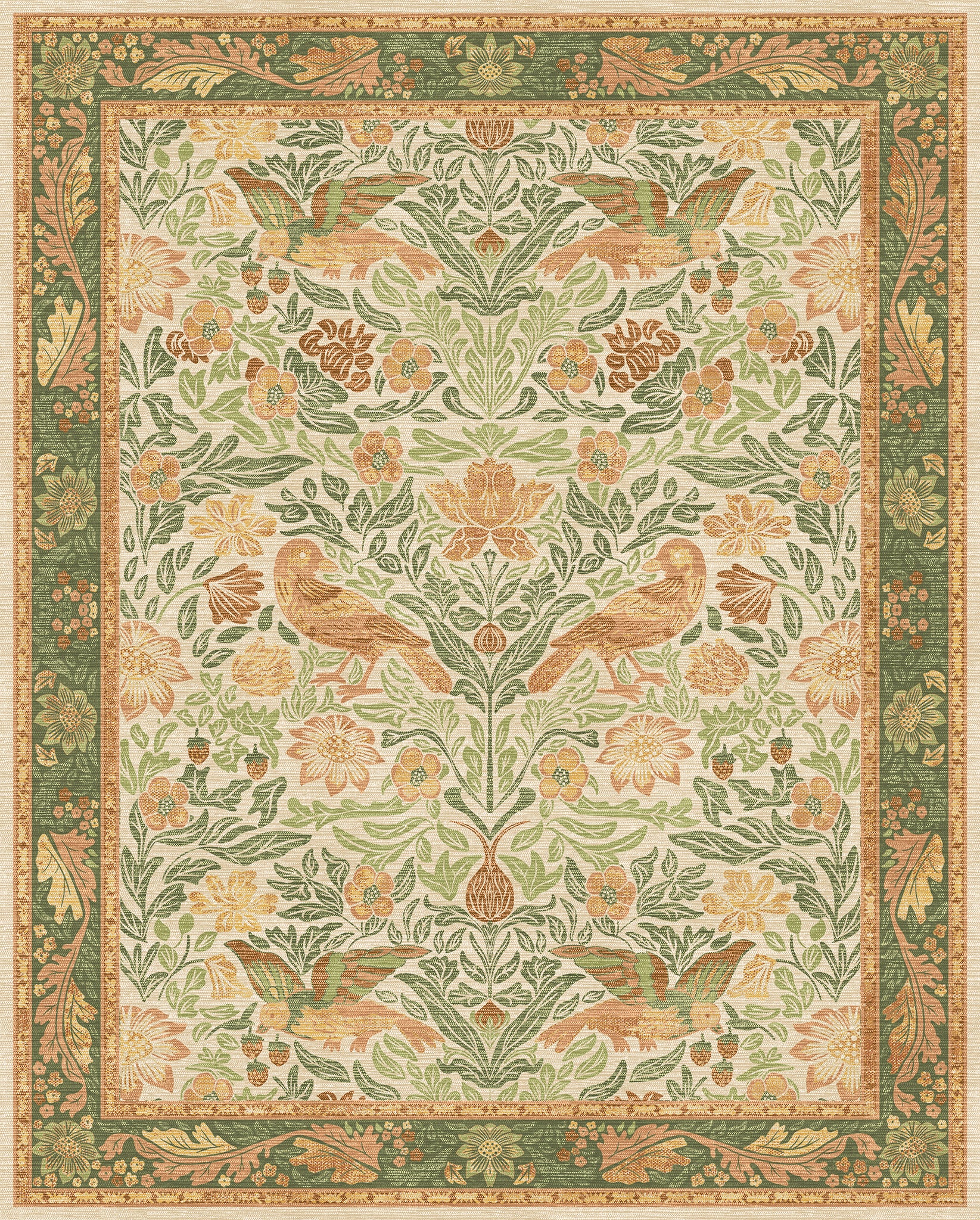 Ophelia Декоративен флорален килим