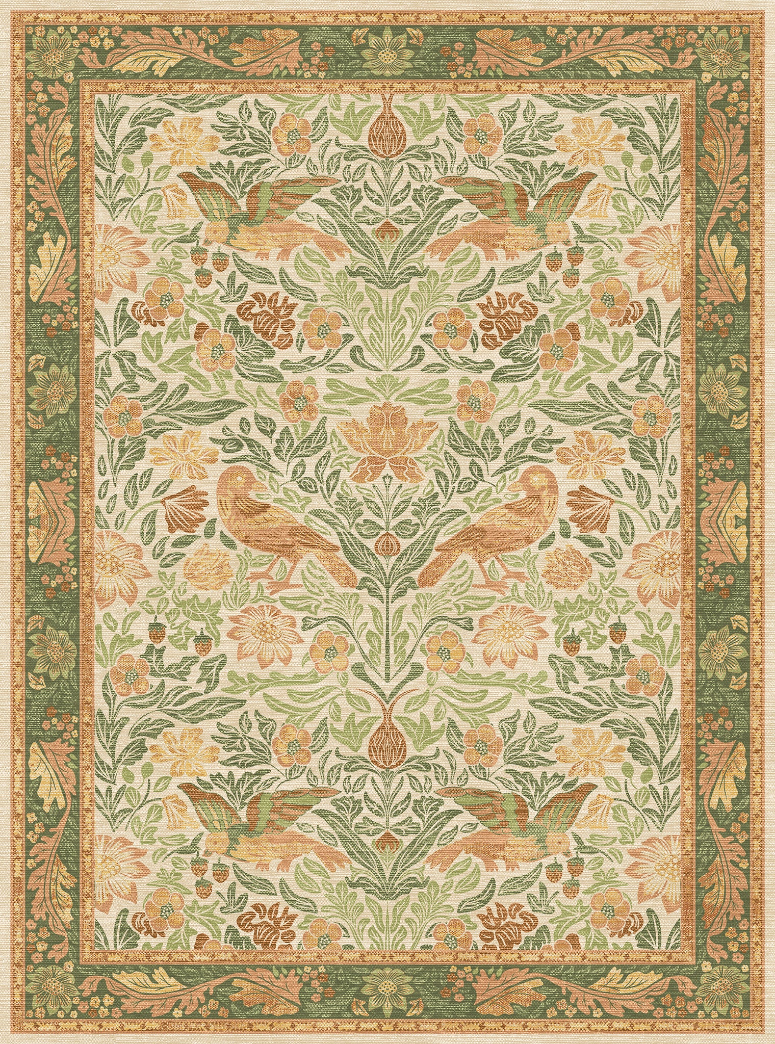 Ophelia Декоративен флорален килим