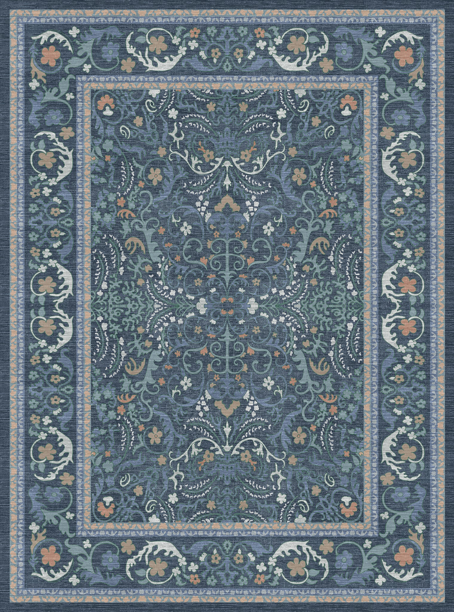 Helena Ornamental Floral Rug