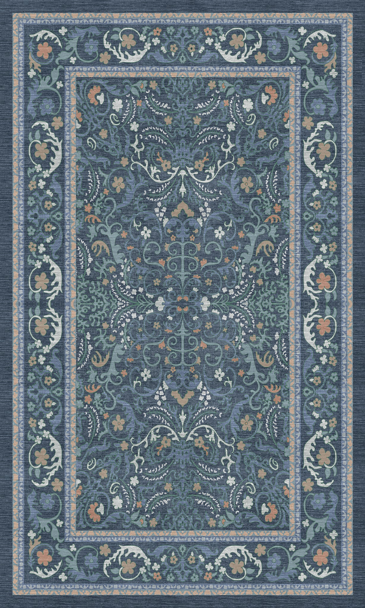 Helena Ornamental Floral Rug