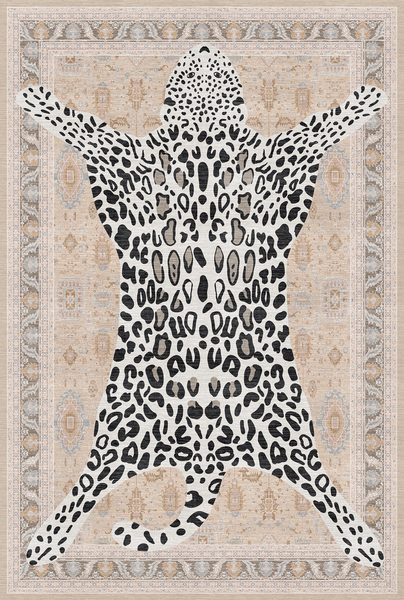 Zev Leopard Animal Print Rug