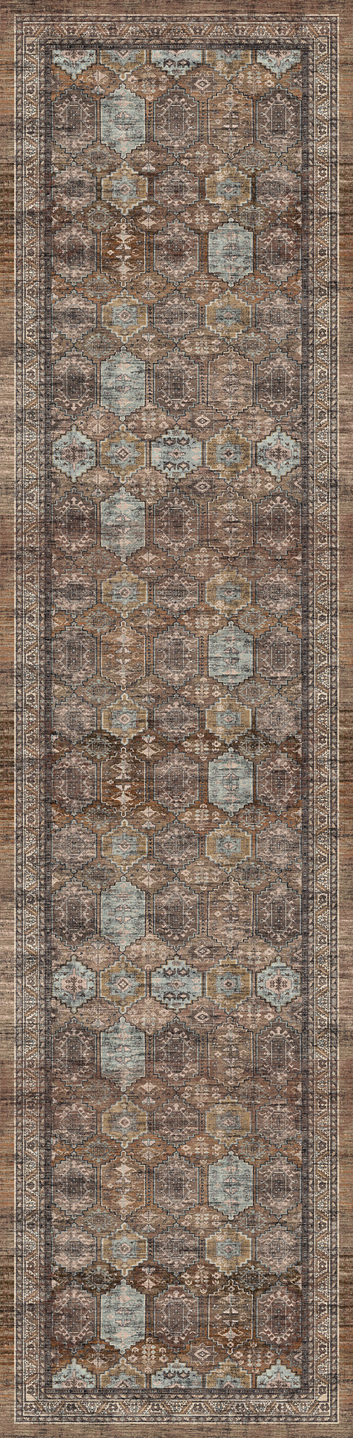 Asher Geometric Medallion Rug