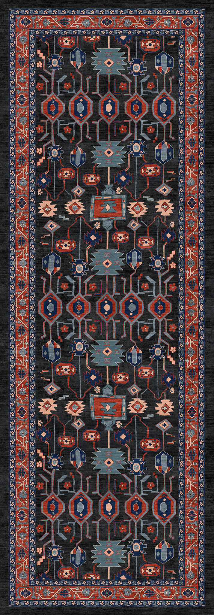 Idris Geometric Ornamental Rug