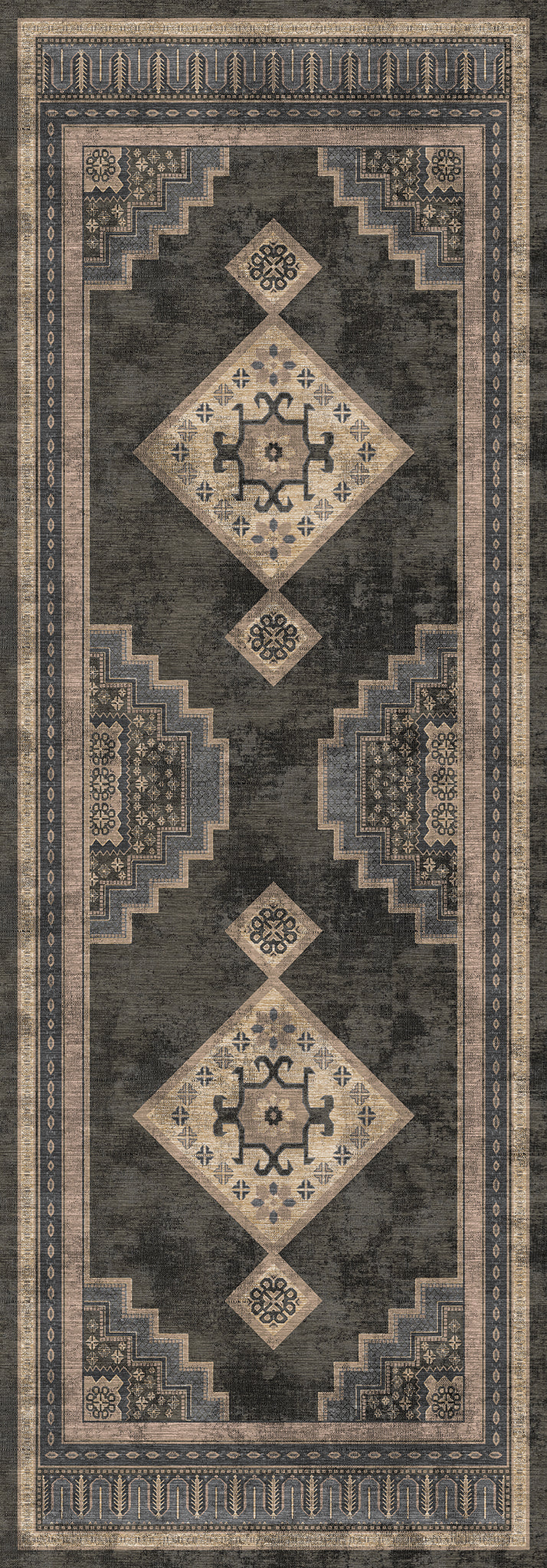 Selene Geometric Diamond Rug