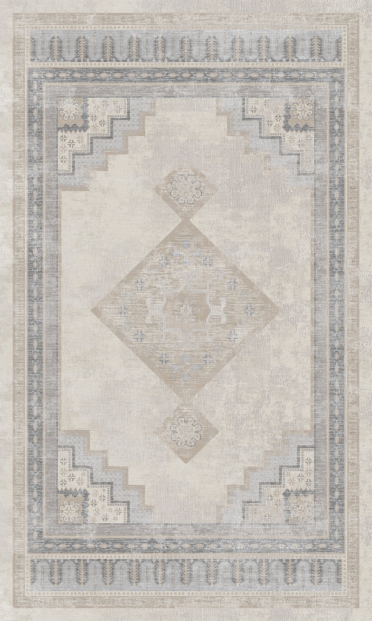 Selene Geometric Diamond Rug