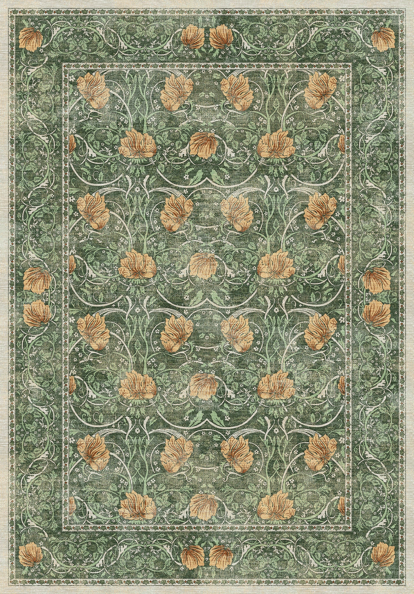 Florence Floral Ornamental Rug