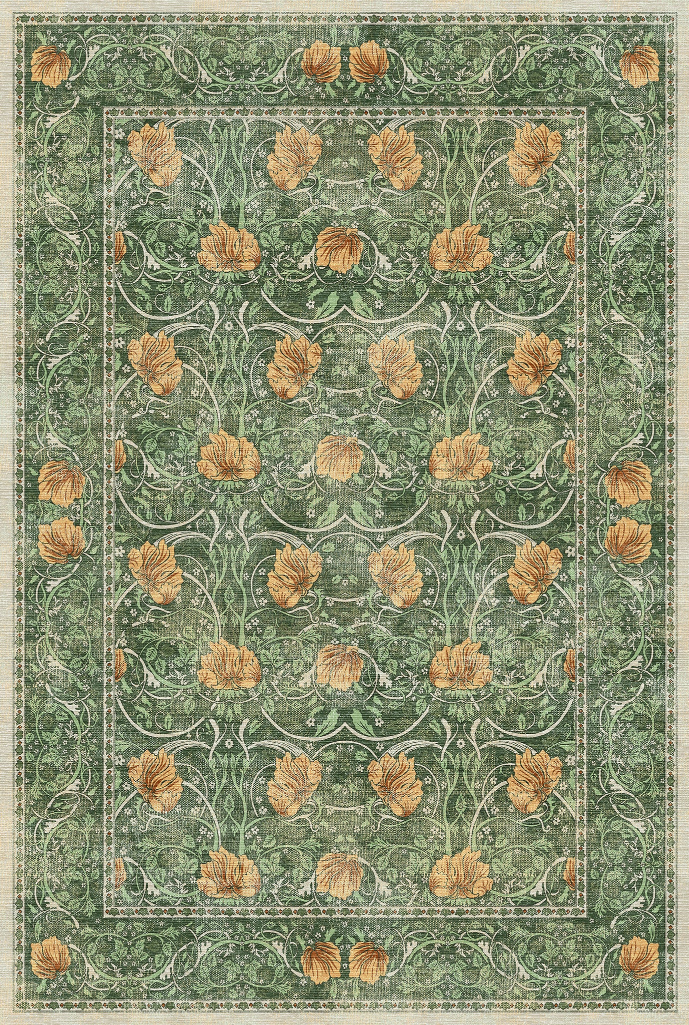 Florence Floral Ornamental Rug