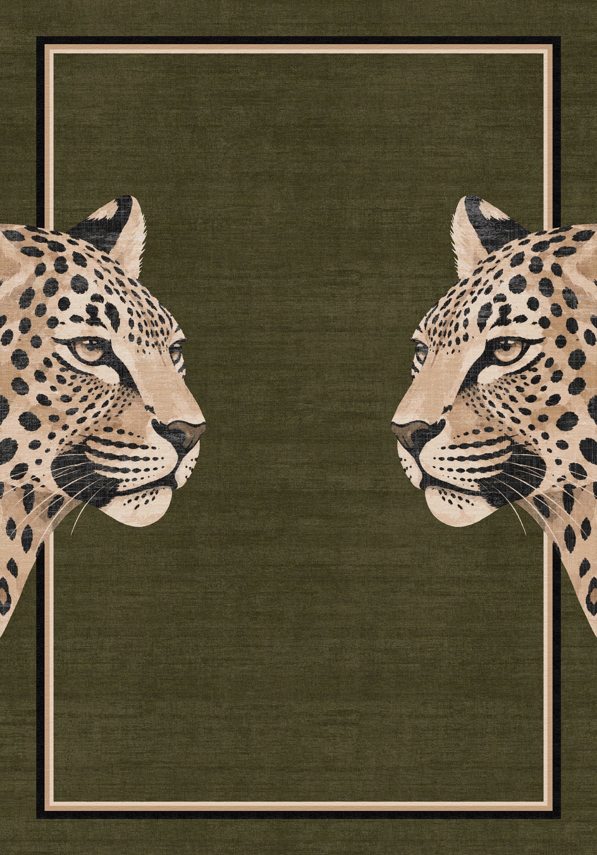 Raina Tapete de retrato de leopardo