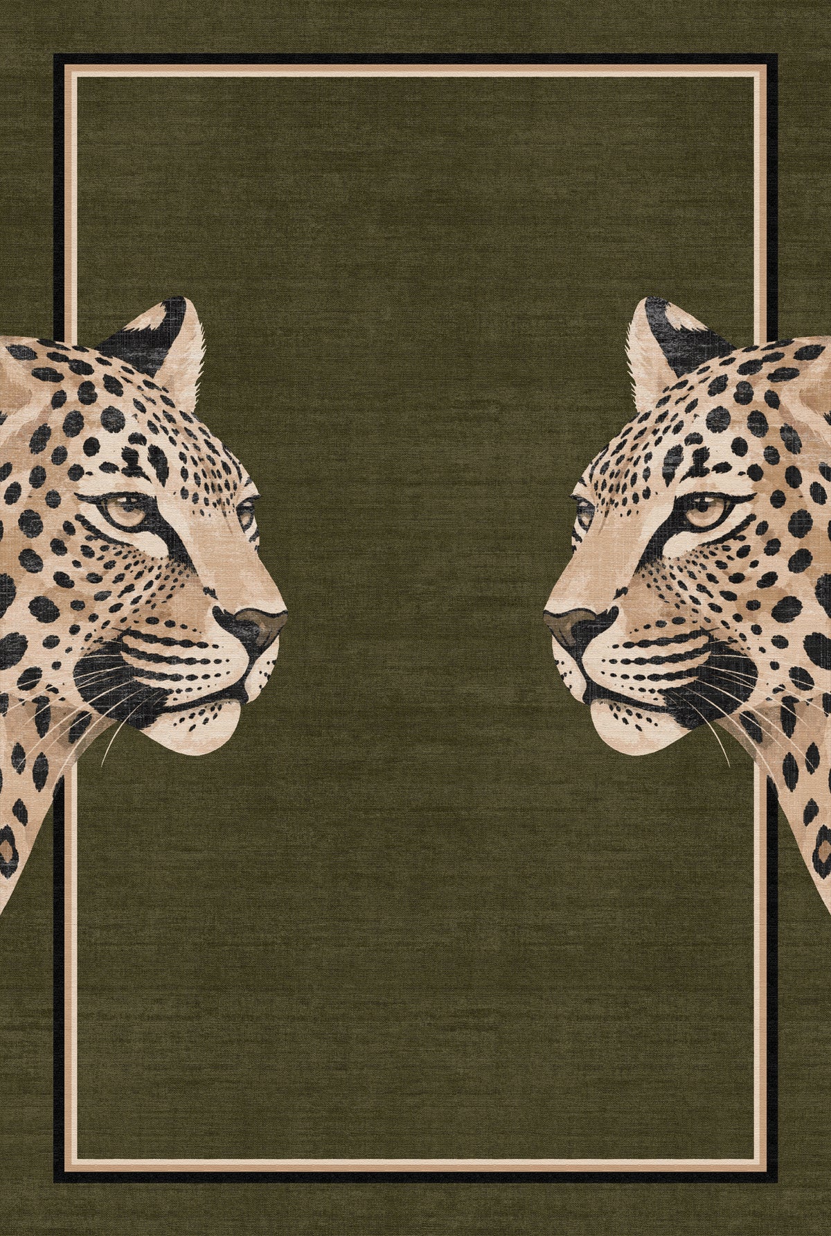 Raina Tapete de retrato de leopardo