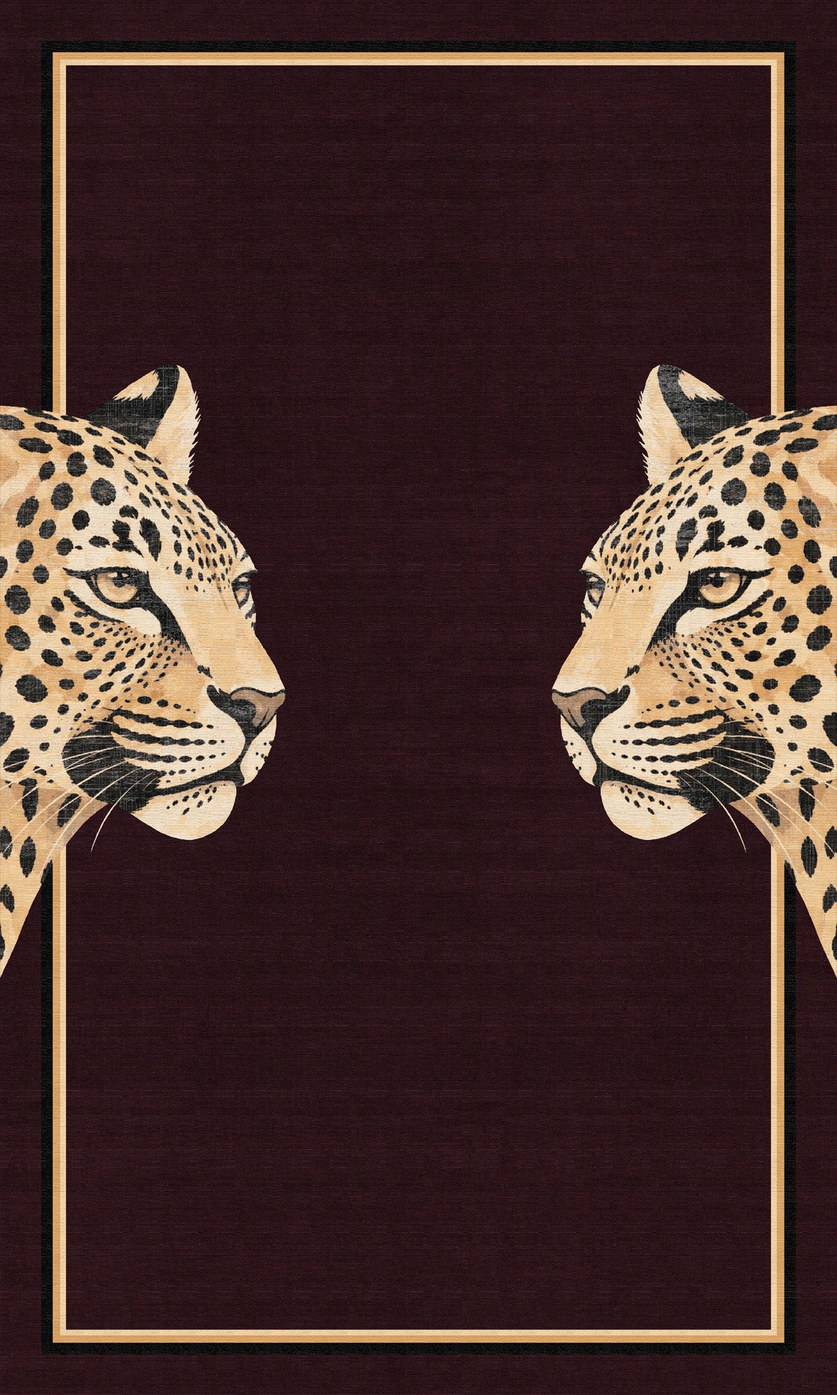 Raina Tapete de retrato de leopardo