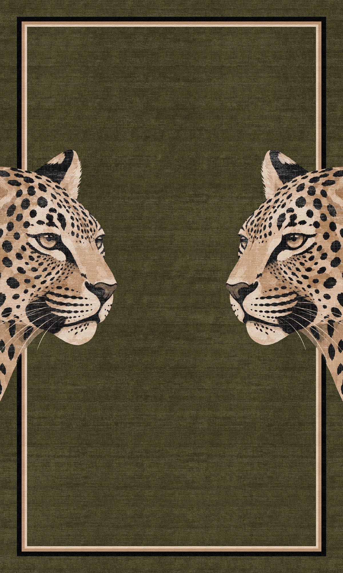 Raina Tapete de retrato de leopardo