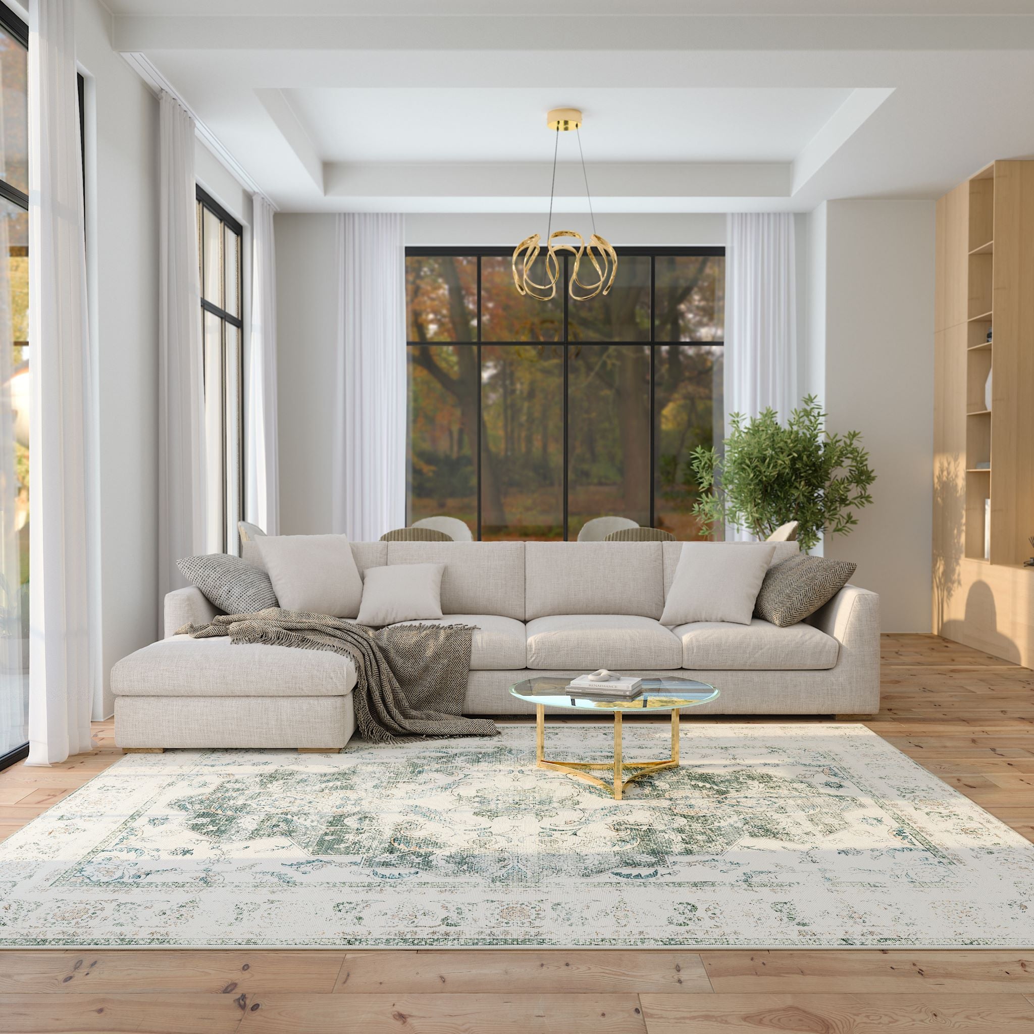 Mara Традиционен килим с медальон