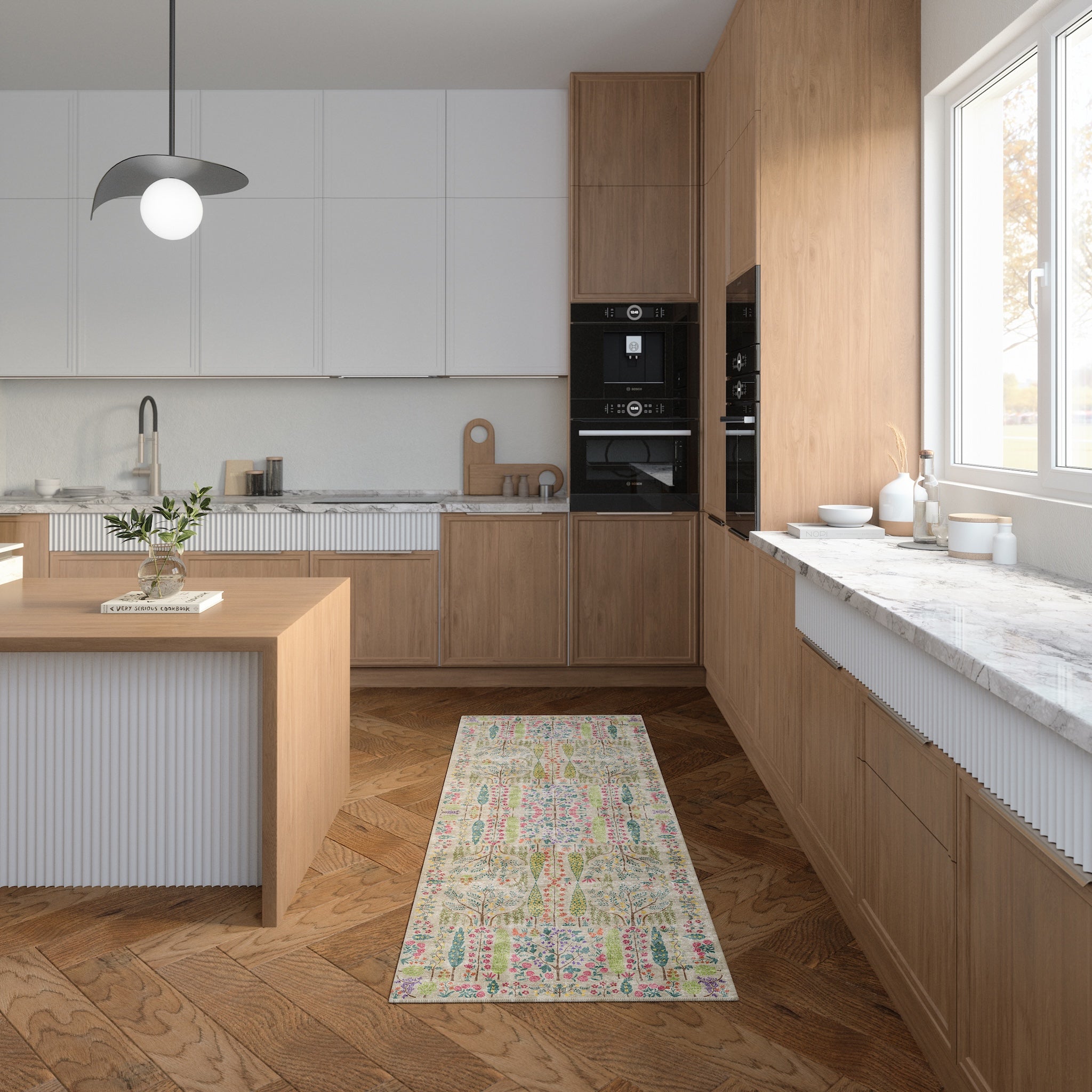 Annabelle Botanical Floral Rug