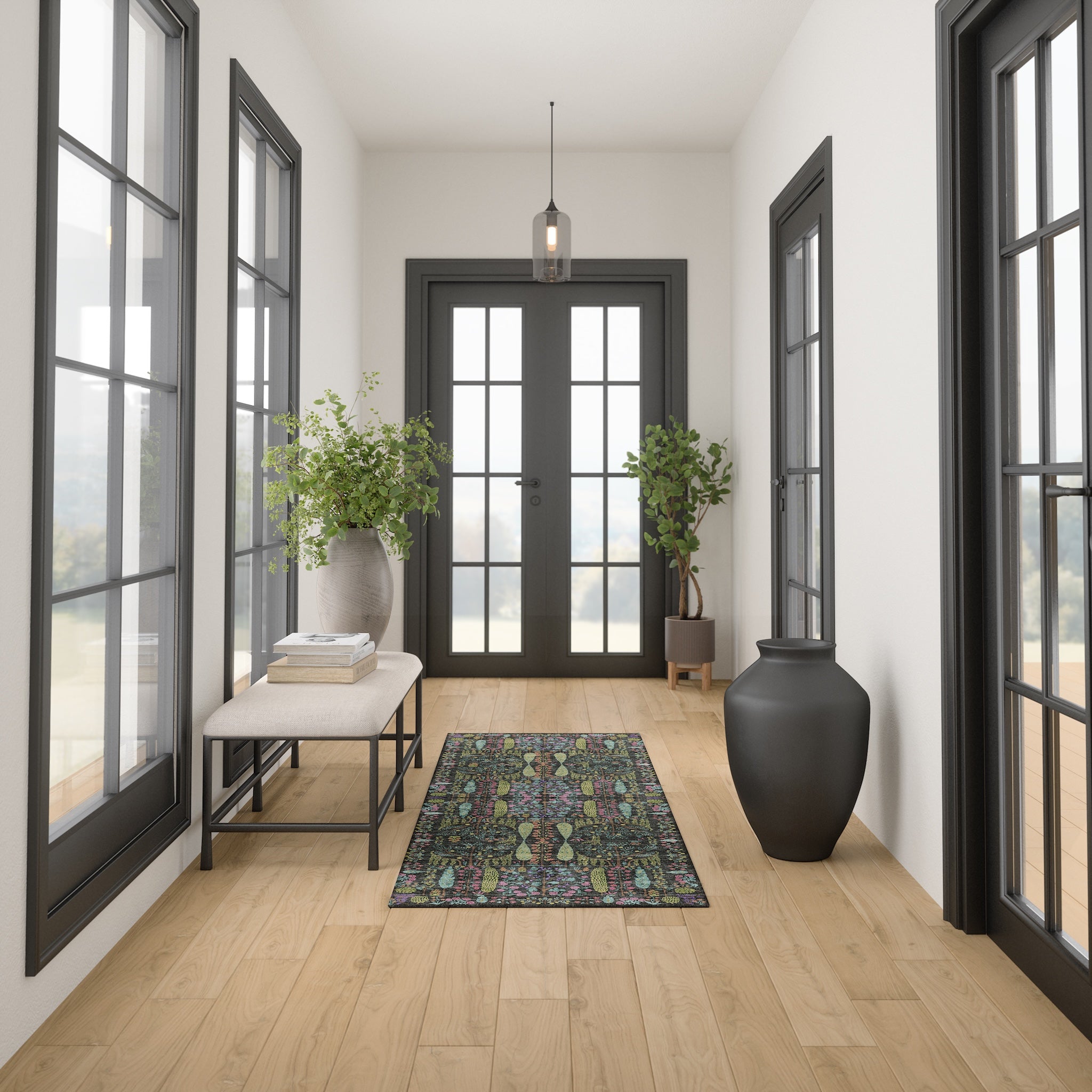 Annabelle Botanical Floral Rug