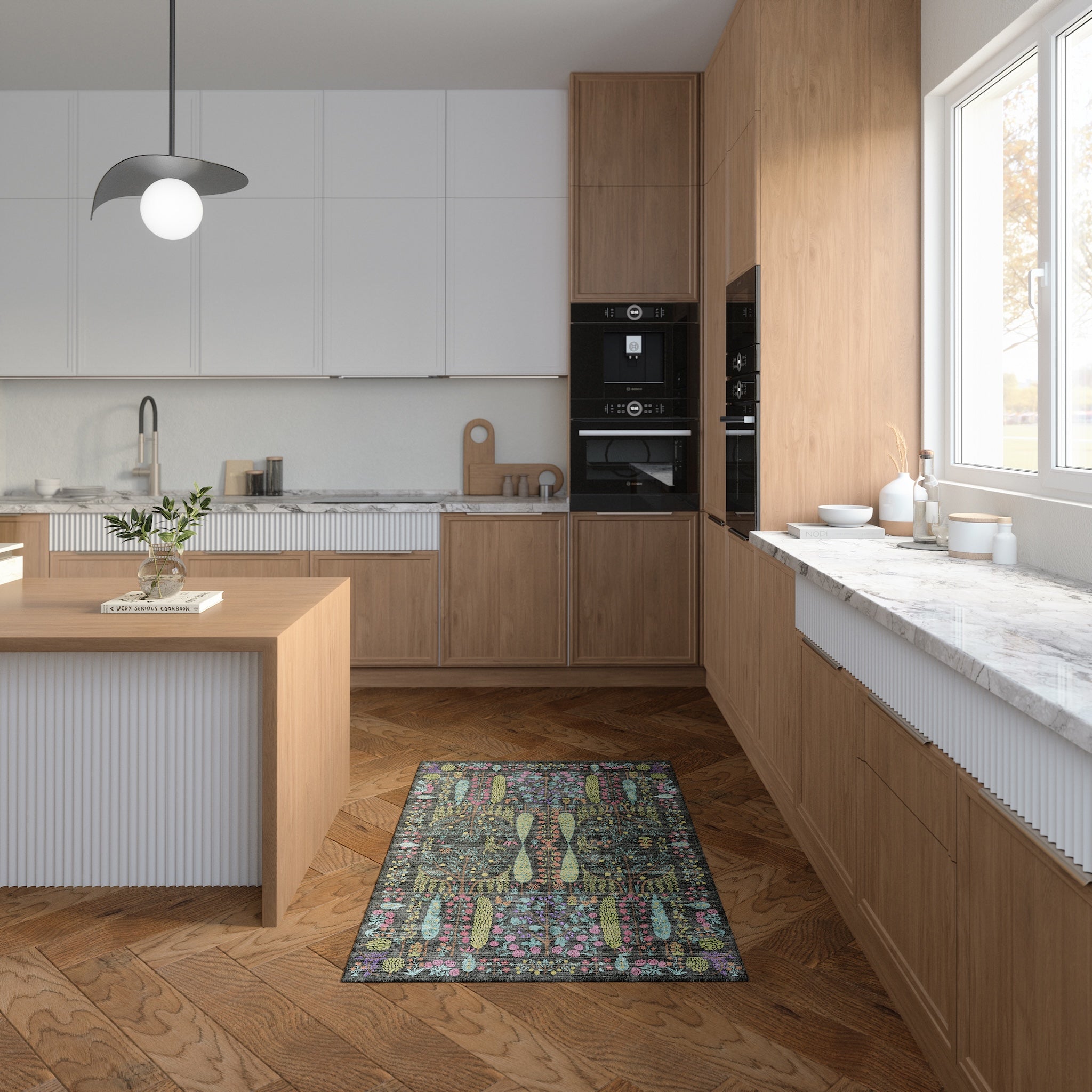Annabelle Botanical Floral Rug