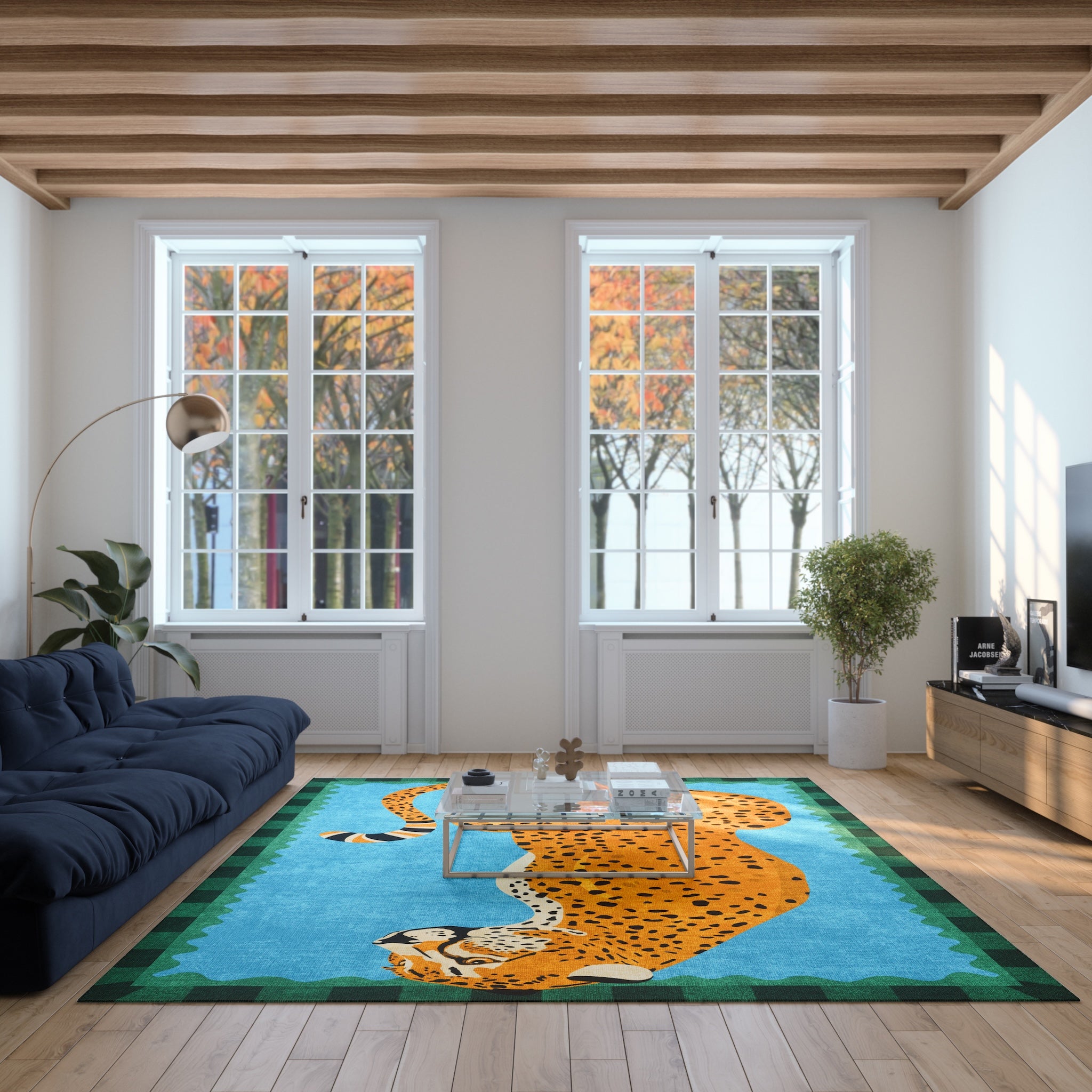 Piper Bold Cheetah Print Rug