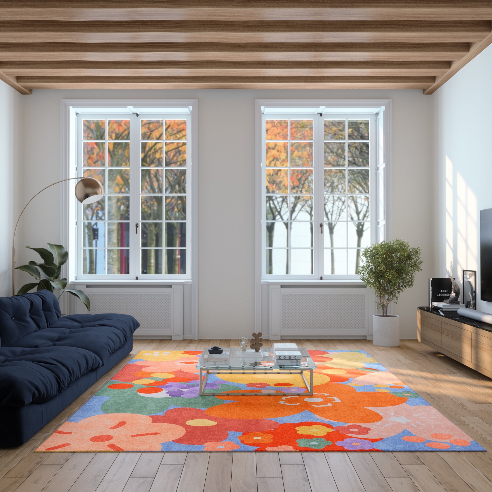 Fabi Vibrant Bloom Rug