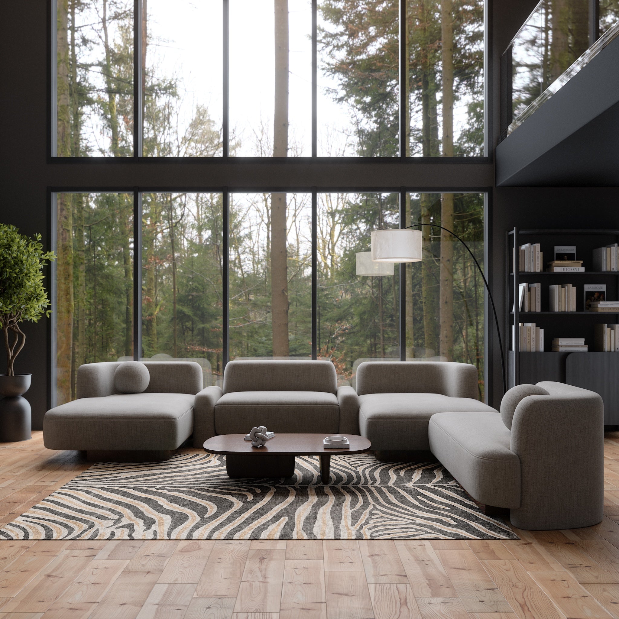 Lira Kunstnerisk zebra-tæppe