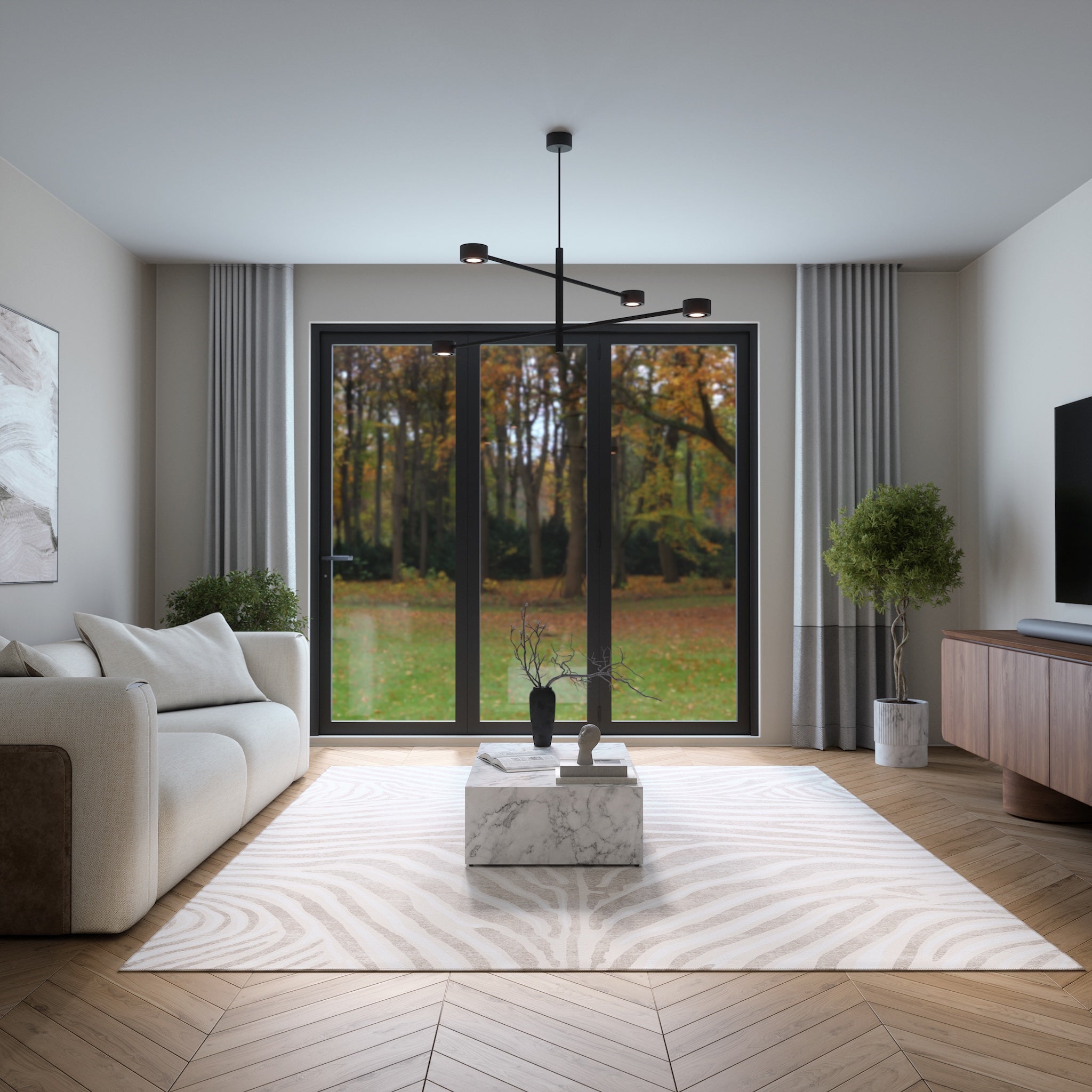 Lira Kunstnerisk zebra-tæppe