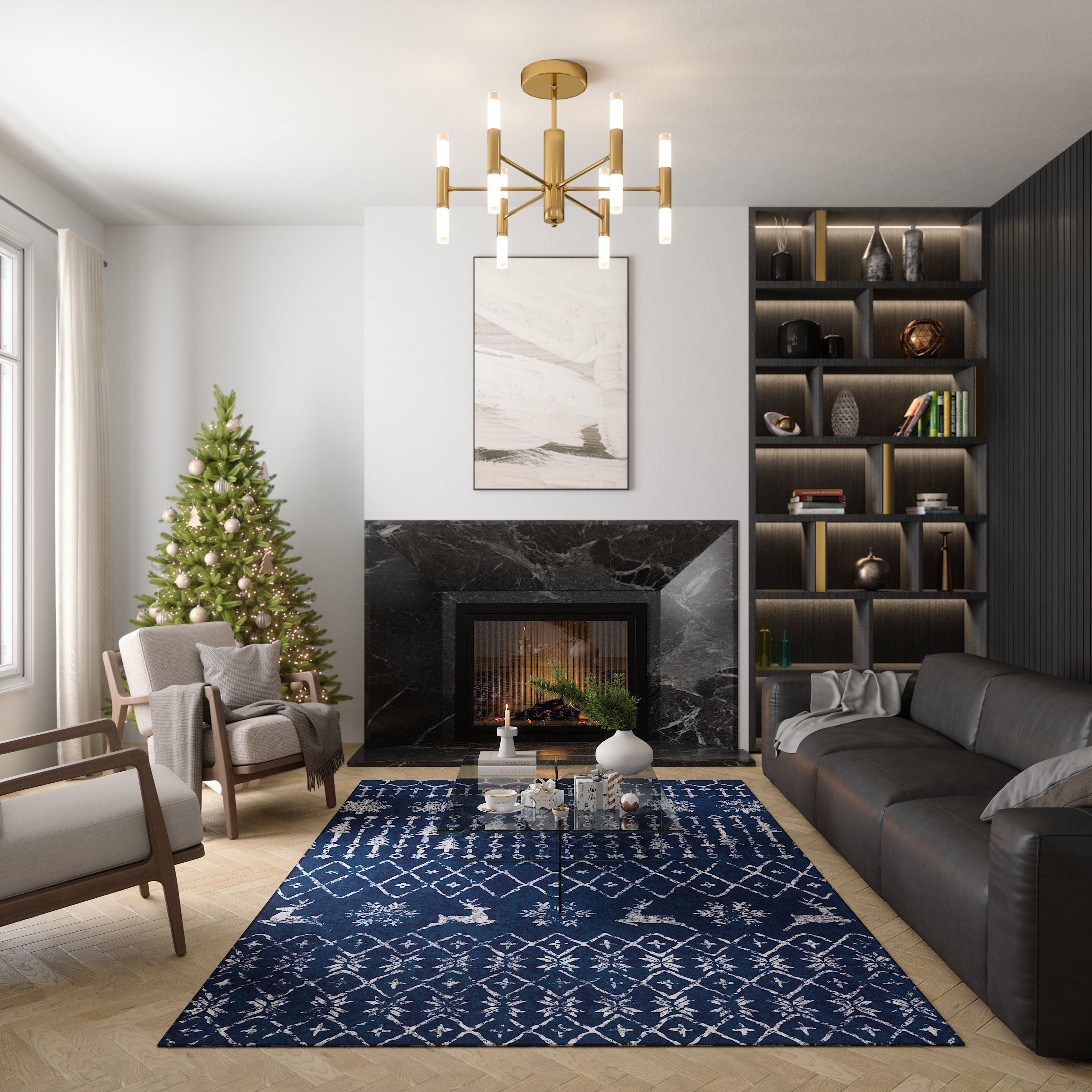 Elsie Килим с коледен модел