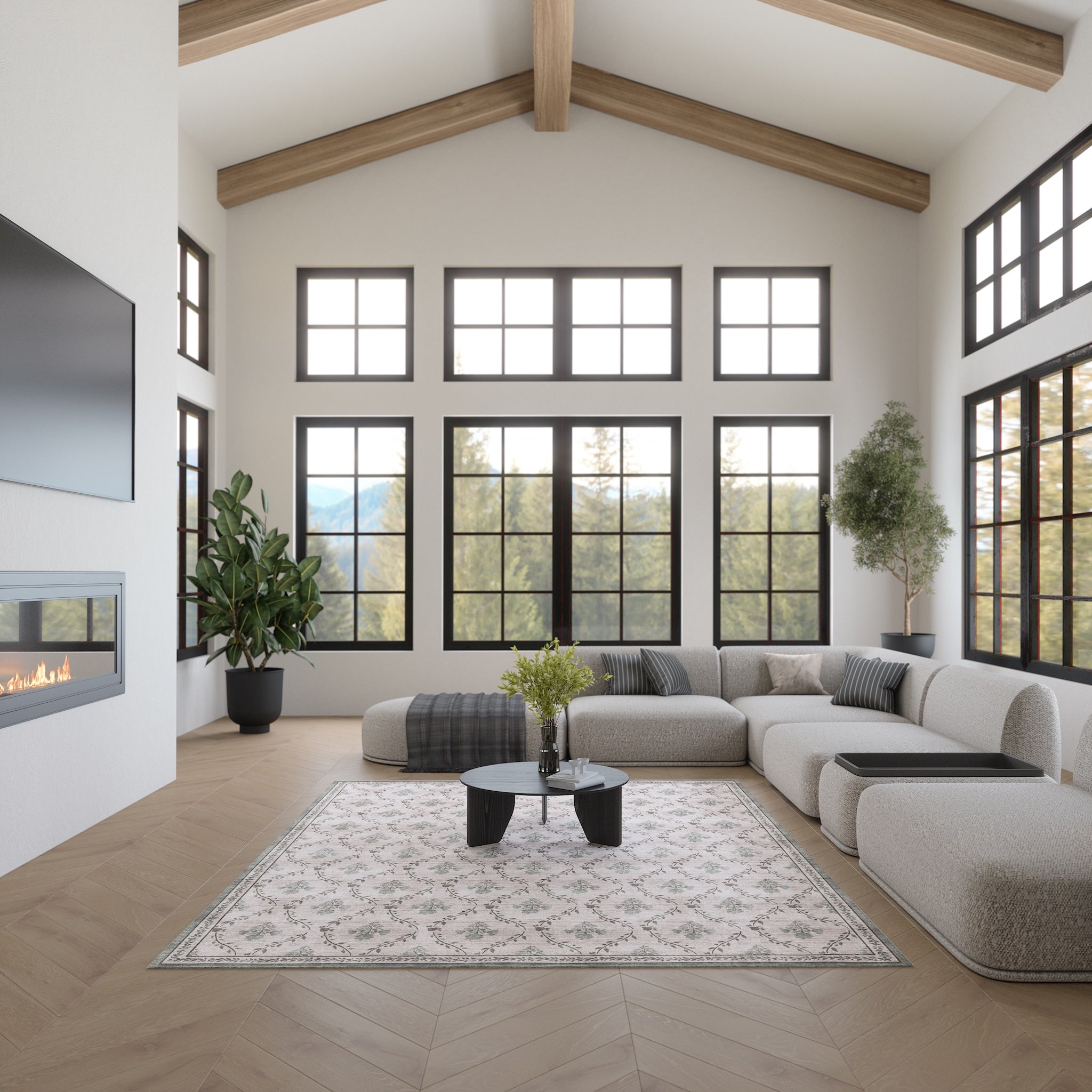 Esme Vintage Botanical Rug