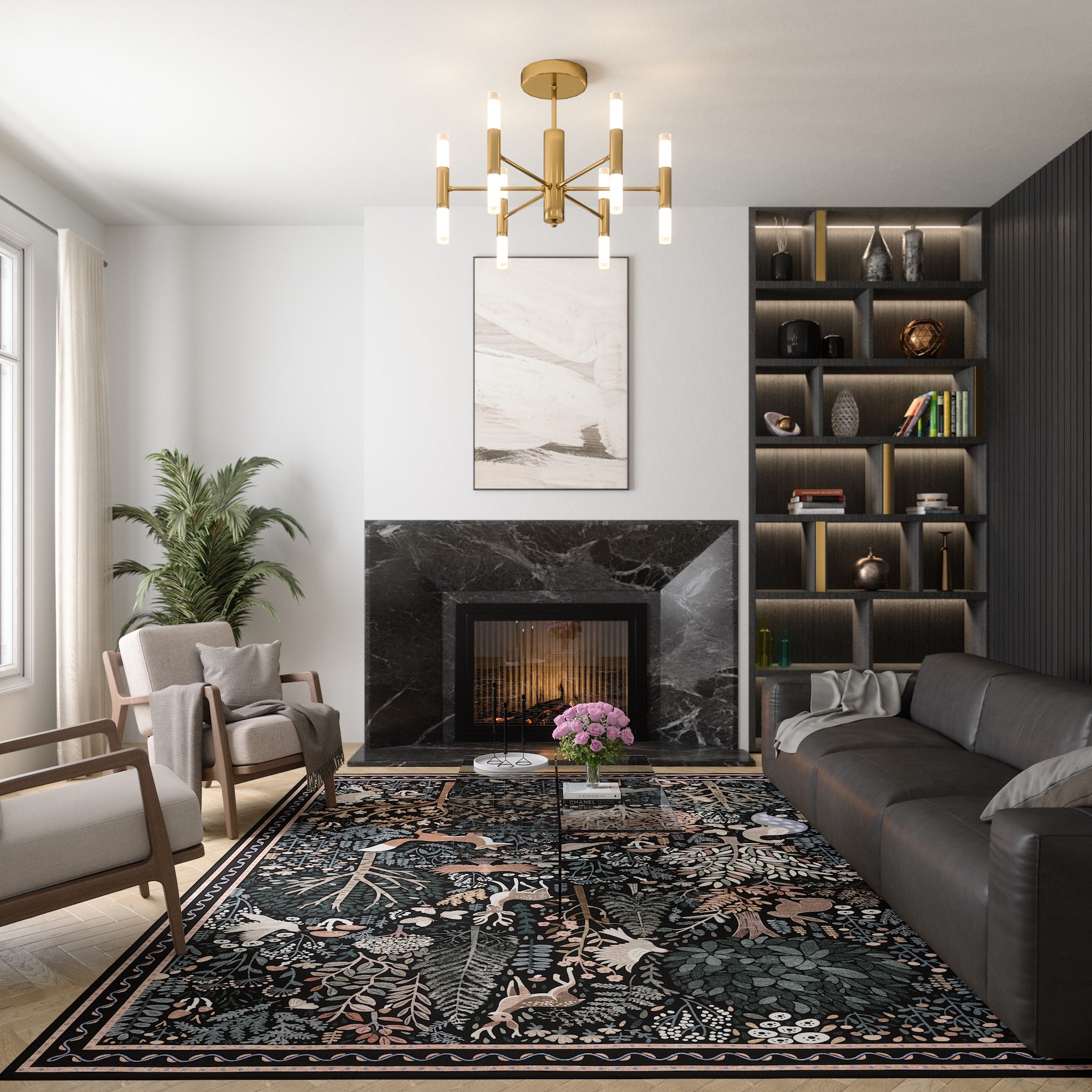 Marlie Whimsical Forest Rug