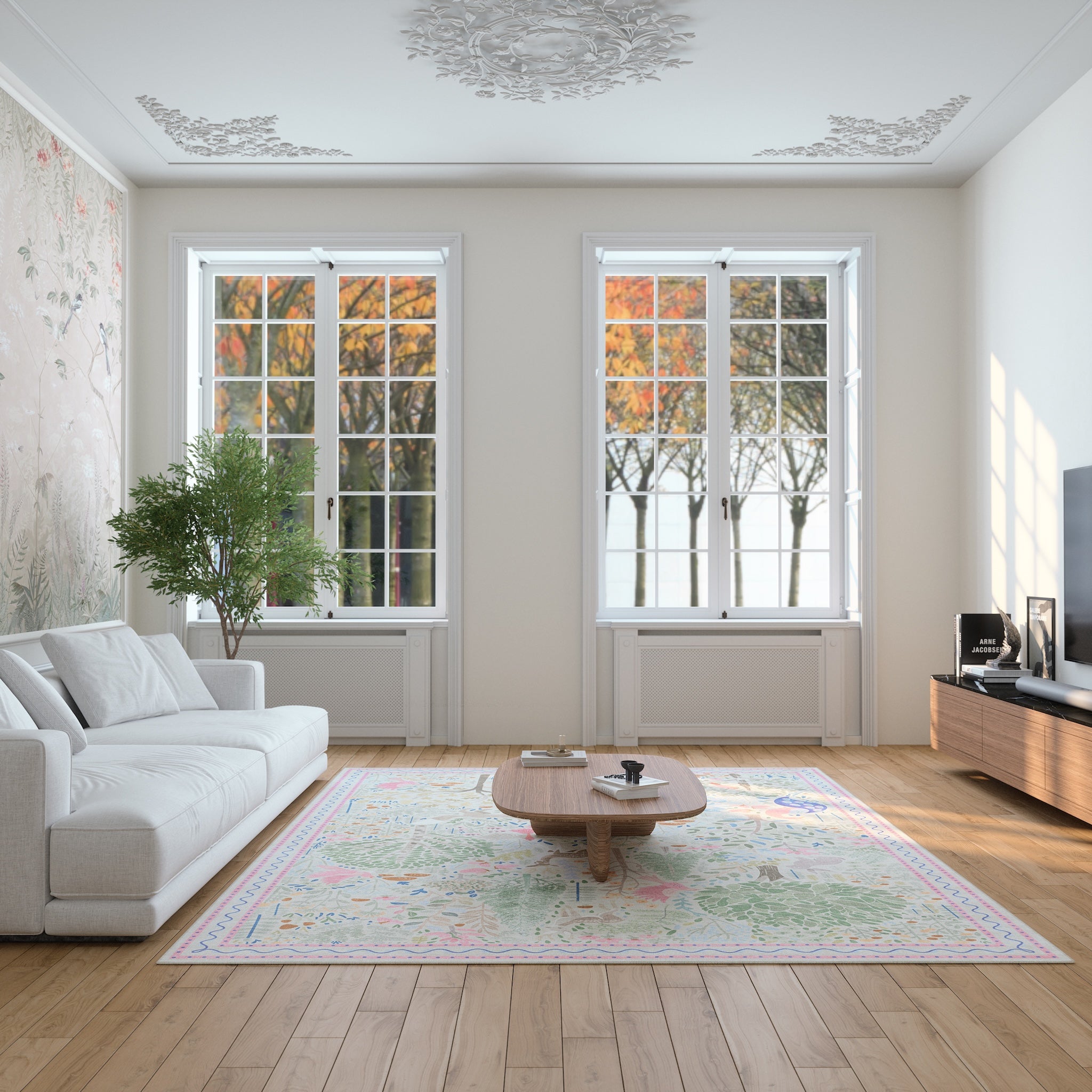 Marlie Whimsical Forest Rug