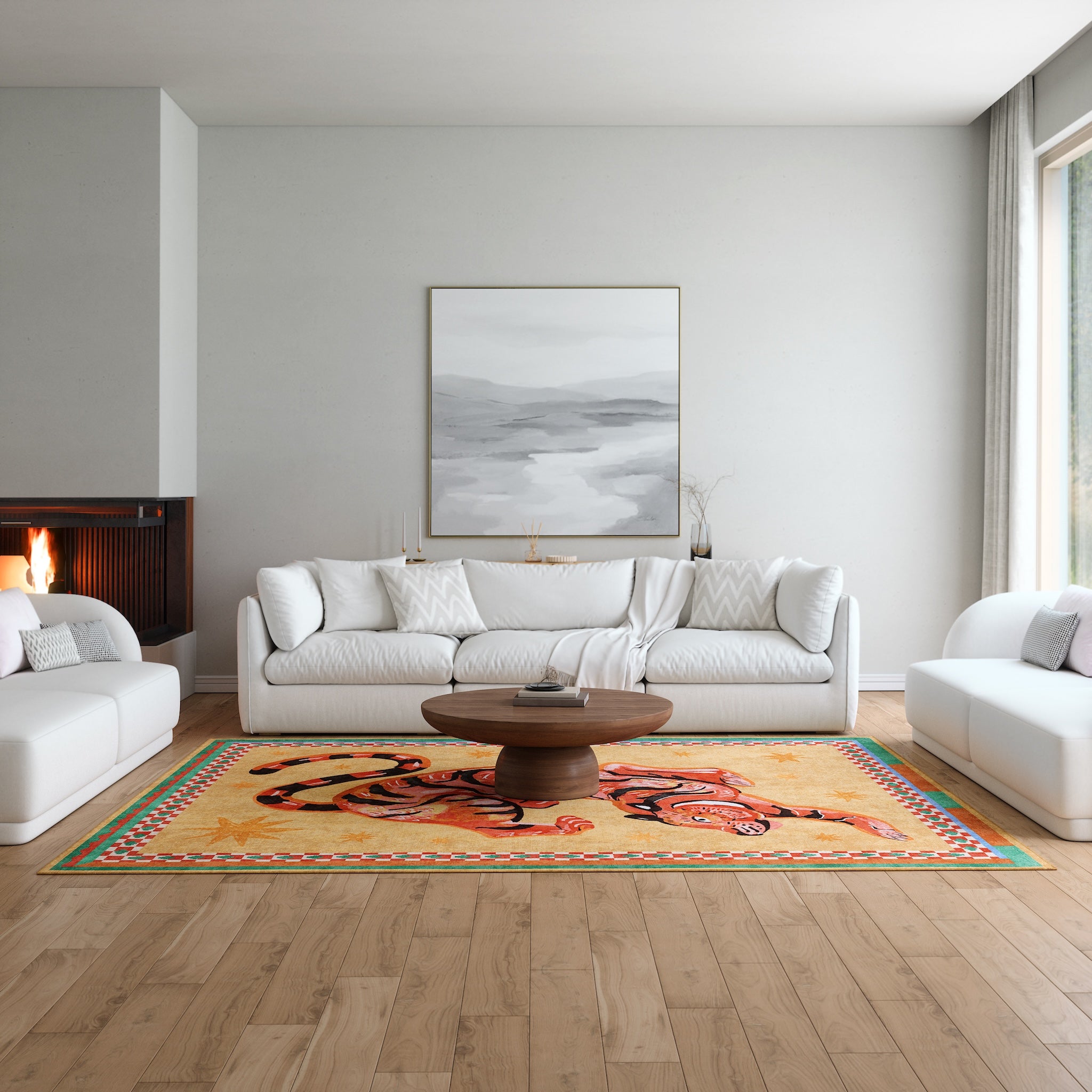 Kairo Mennyei tigris mintás szőnyeg