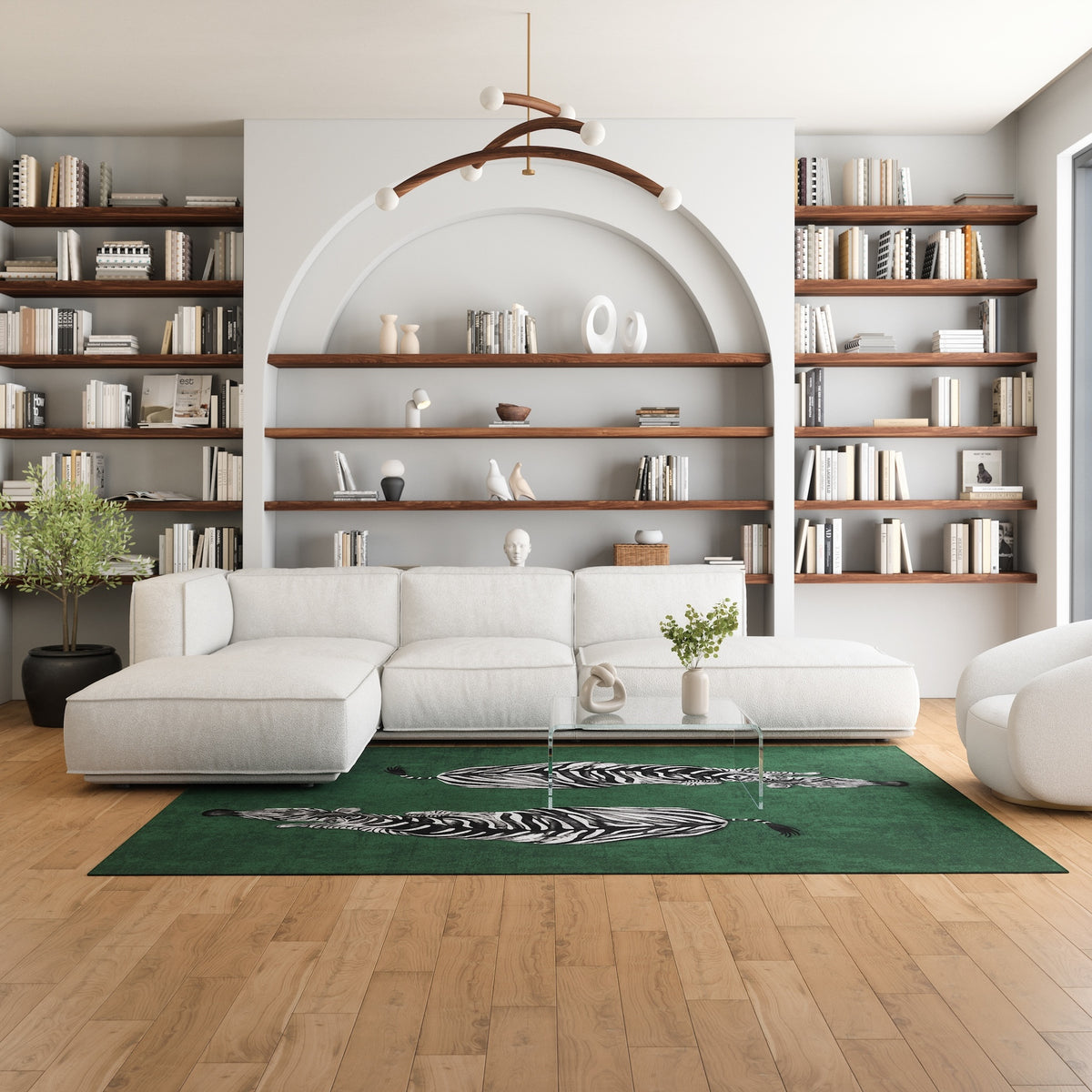 Sierra Dual Zebra Modern Rug