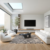 Zaira Abstract Zebra Print Rug