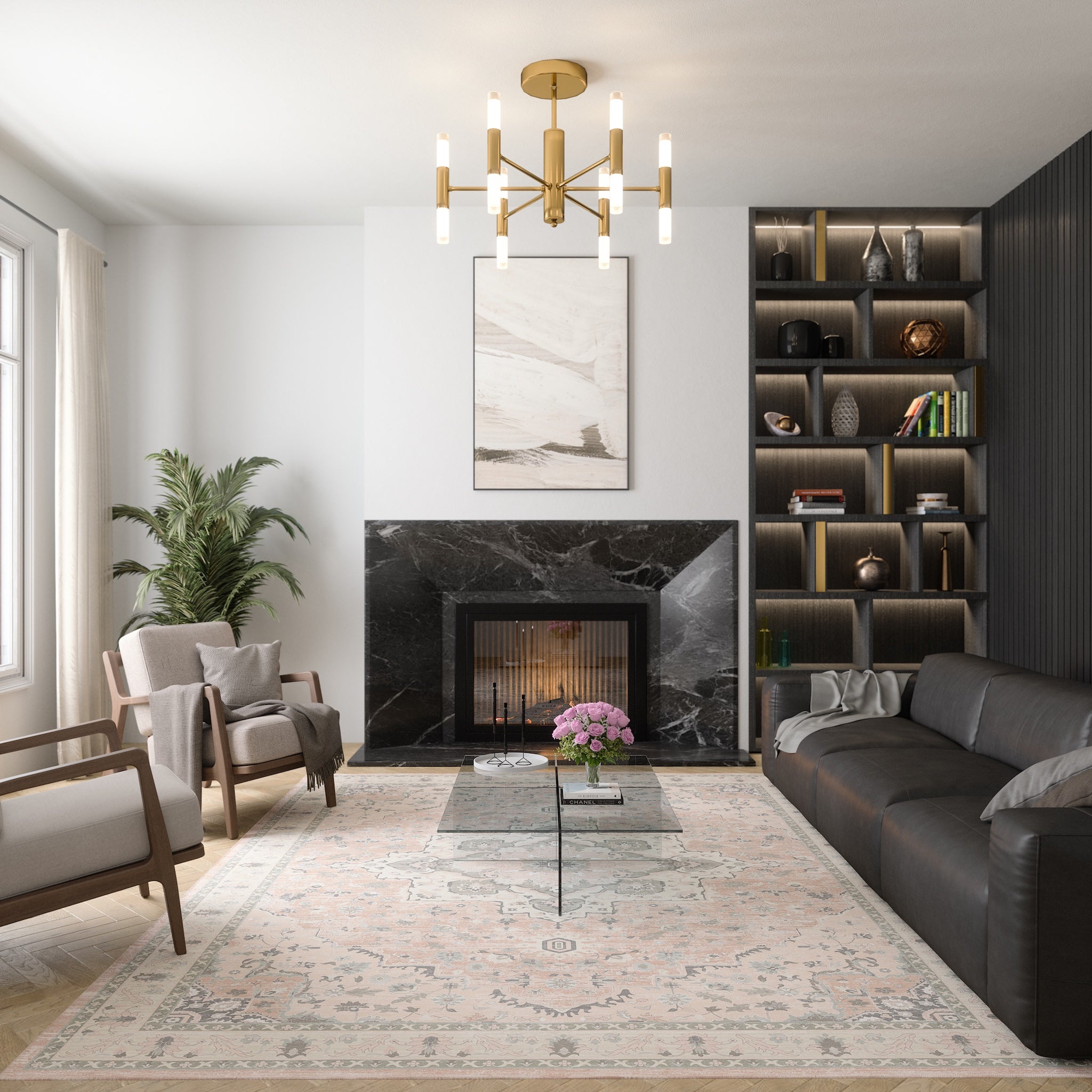 Nessa Персийски килим с медальон