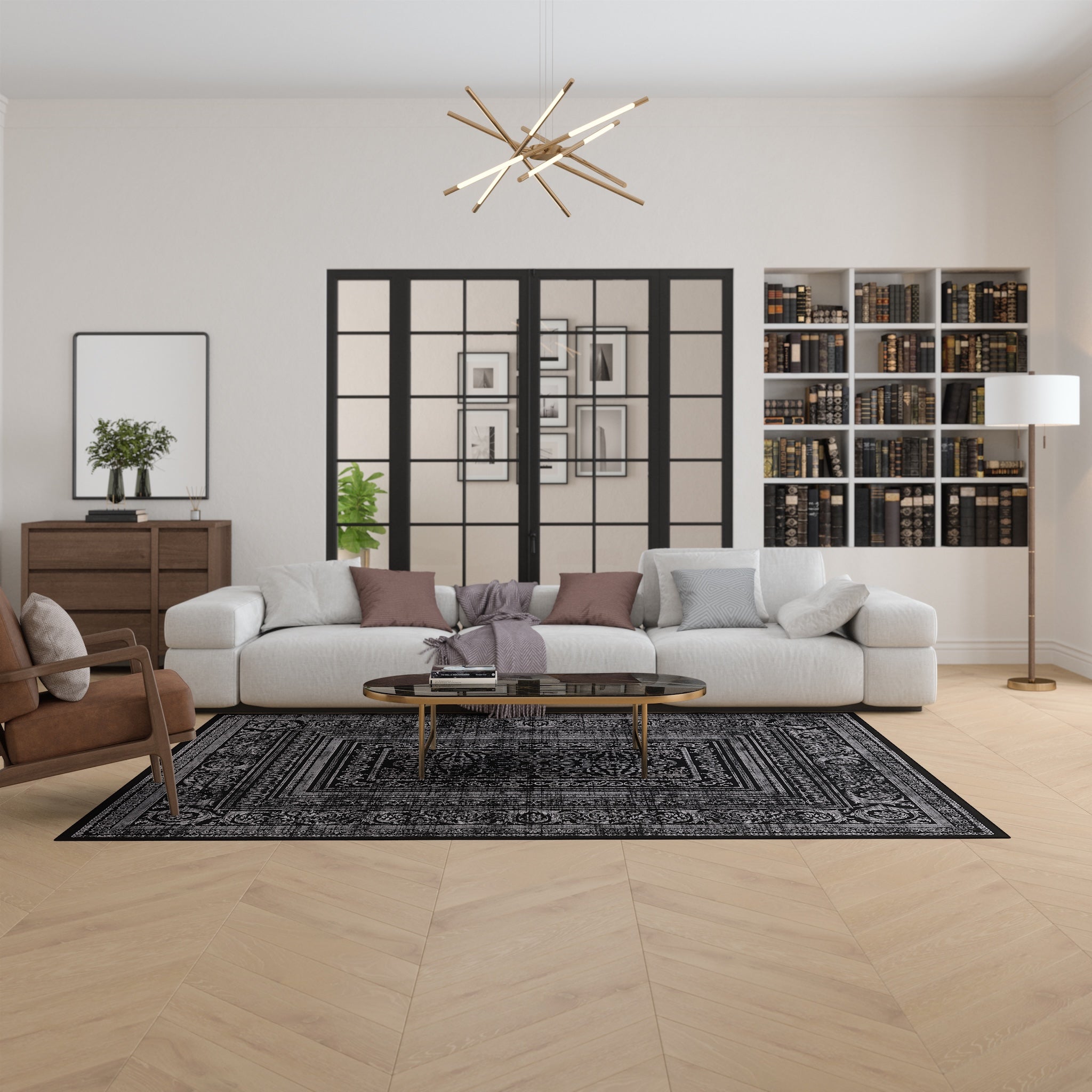 Sophia Tapete medalhão ornamental