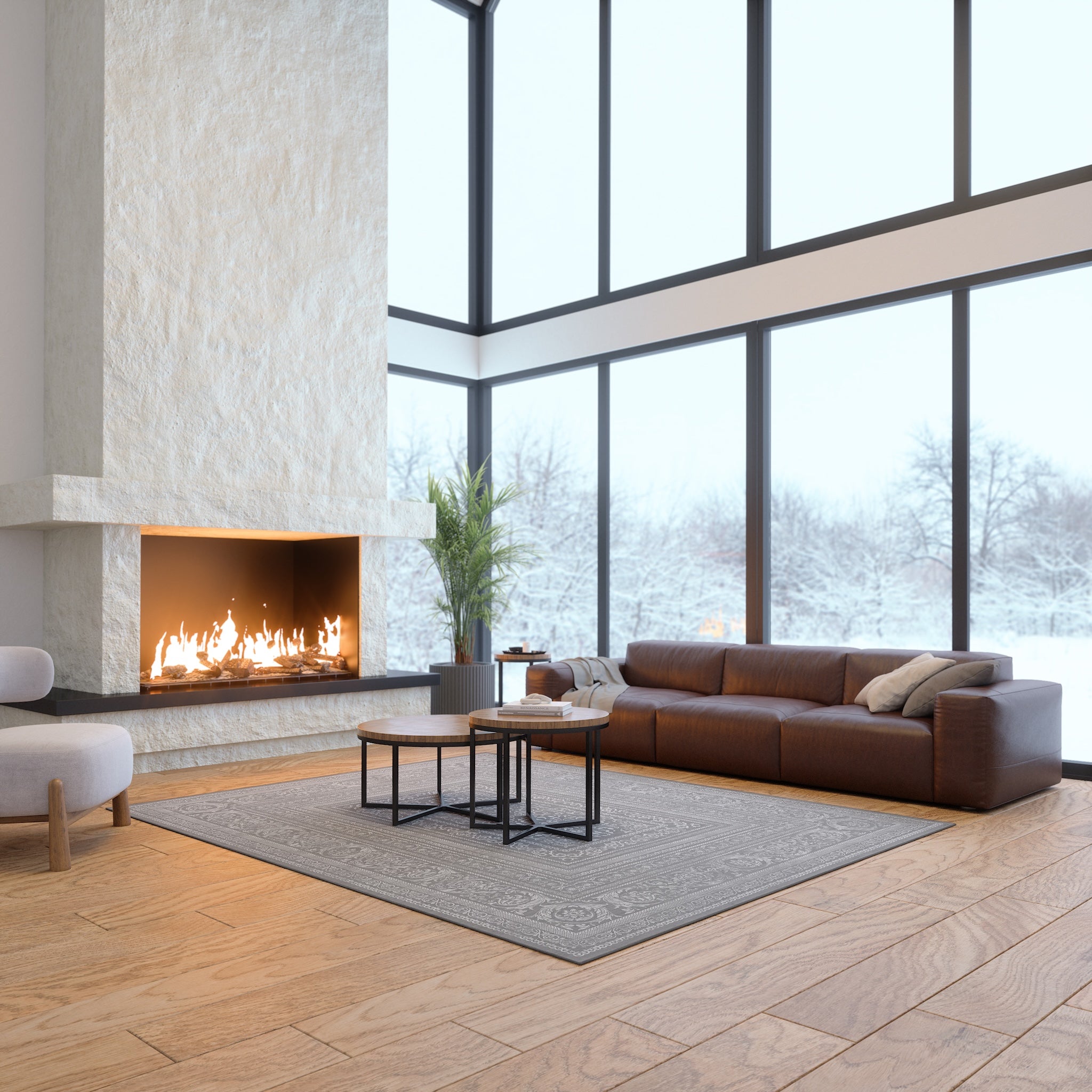 Sophia Tapete medalhão ornamental