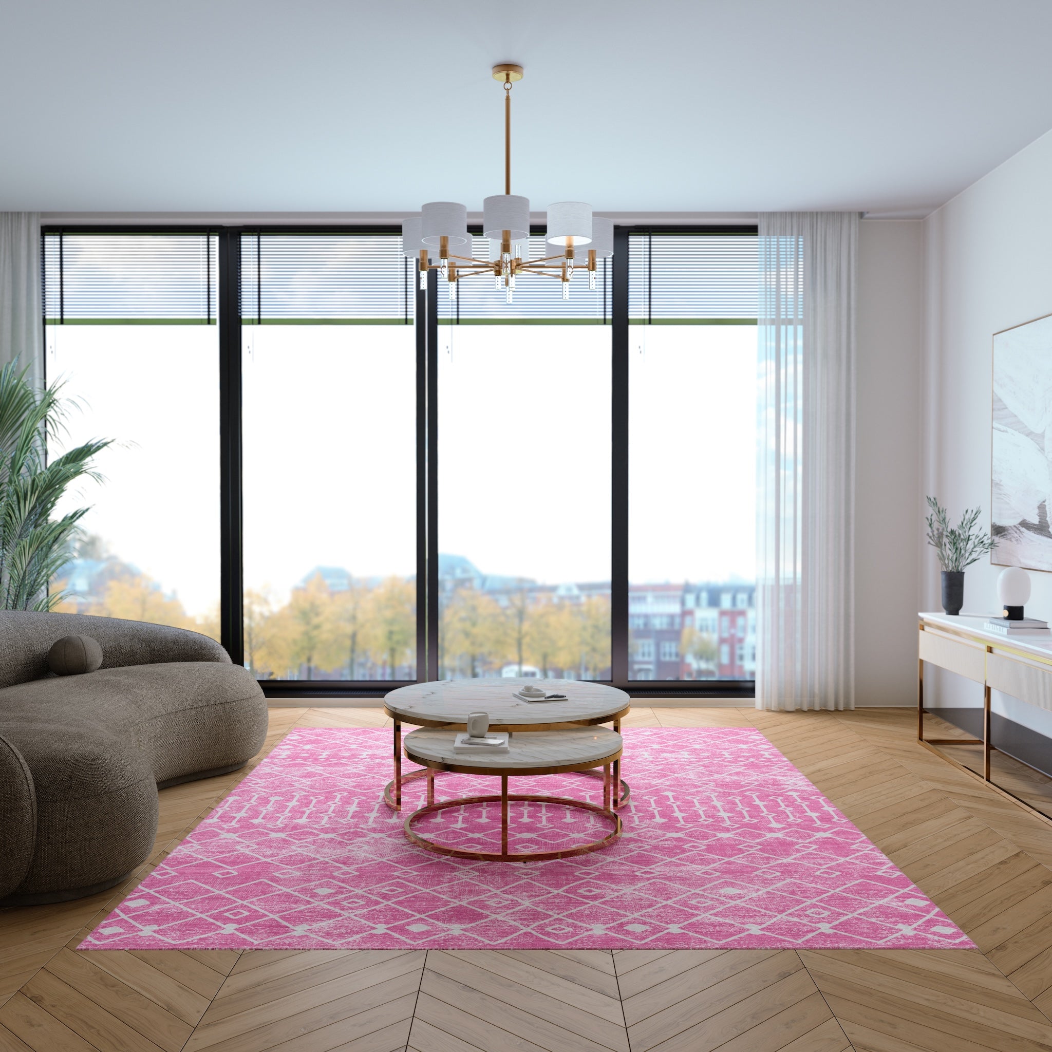 Dixie Modern Geometric Tribal Rug