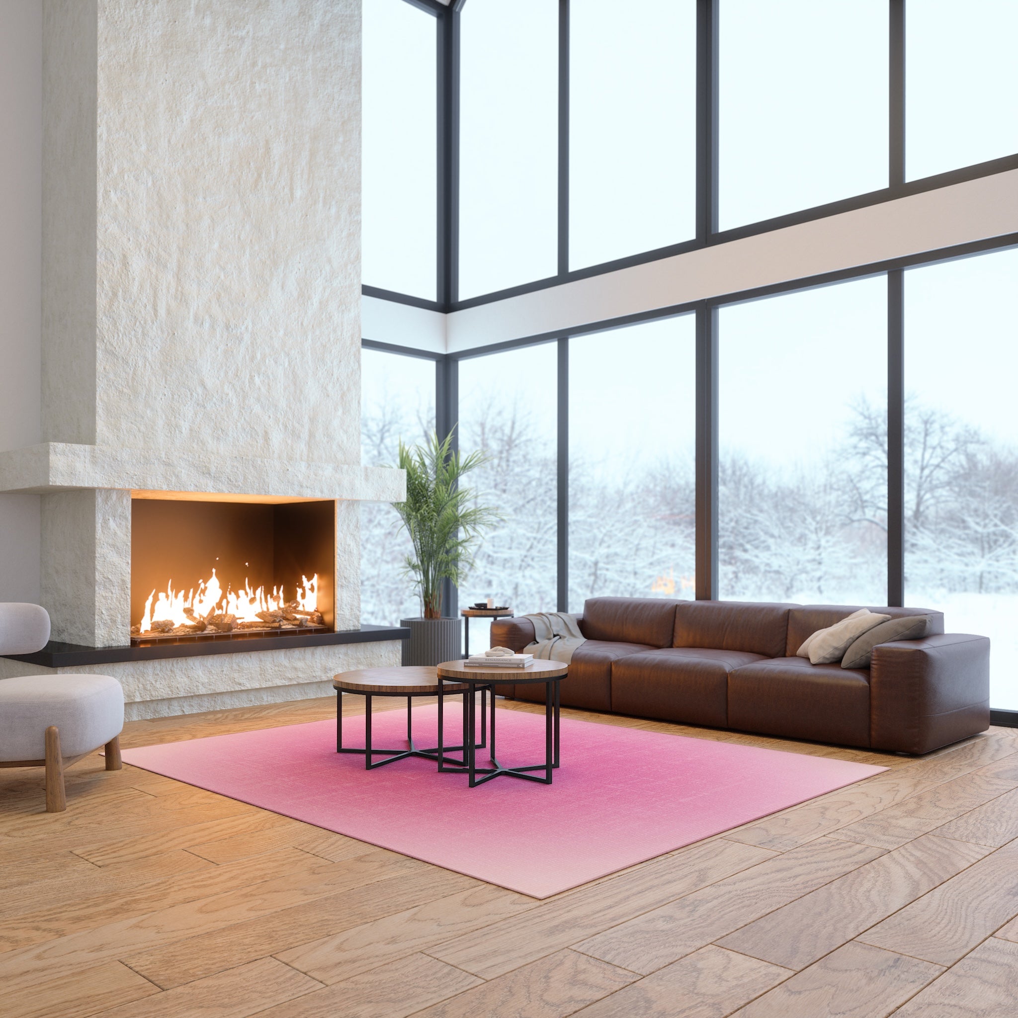 Aura Glow Ombre Design Rug